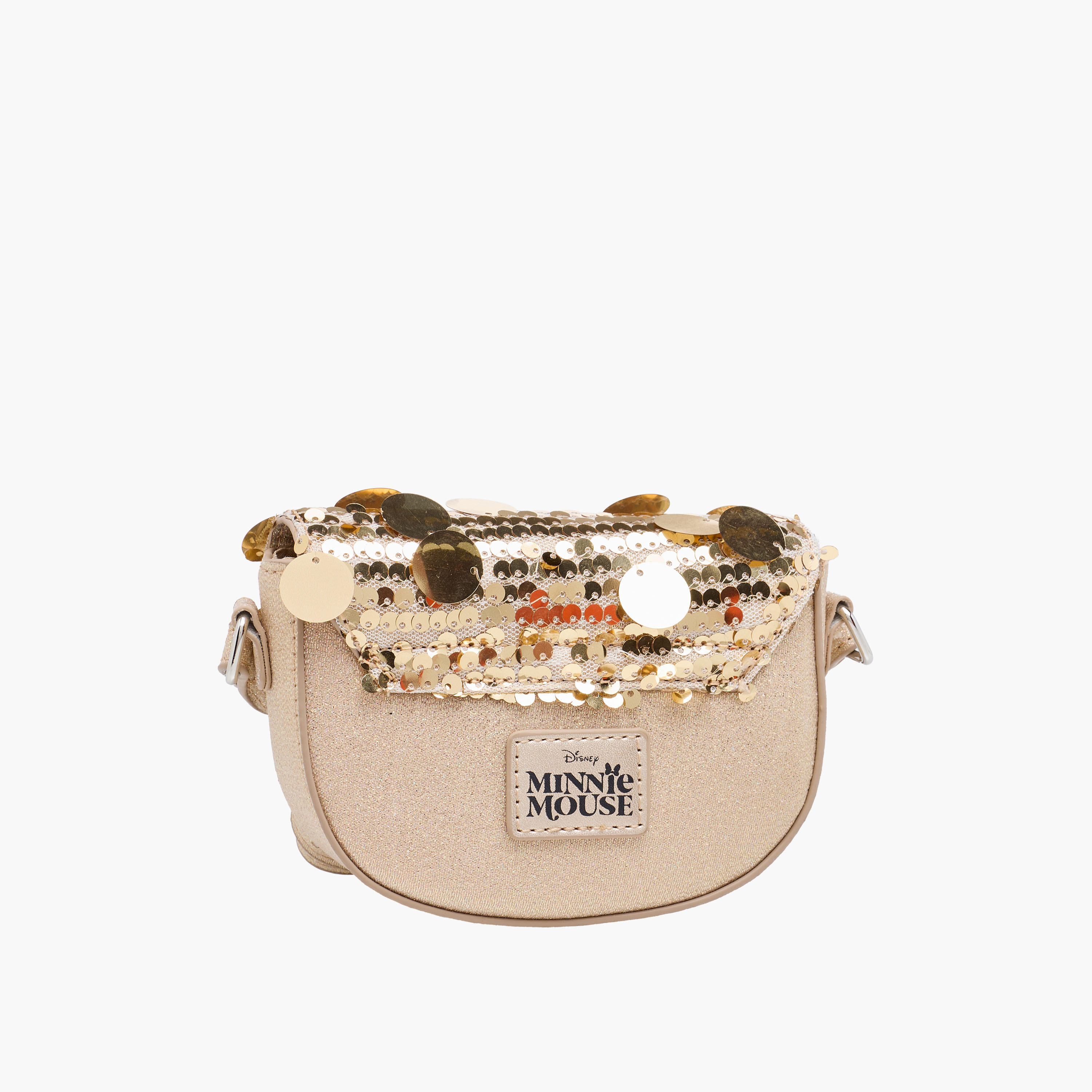 Disney Minnie Mouse Bow Embellished Crossbody Bag with Flap Closure-girls-accessories-bags-image-4