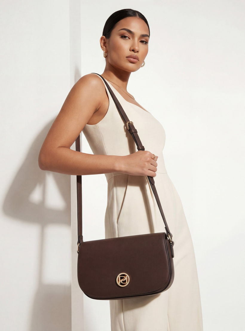 Paprika Solid Shoulder Bag with Adjustable Strap-women-bagsandwallets-handbags-image-2