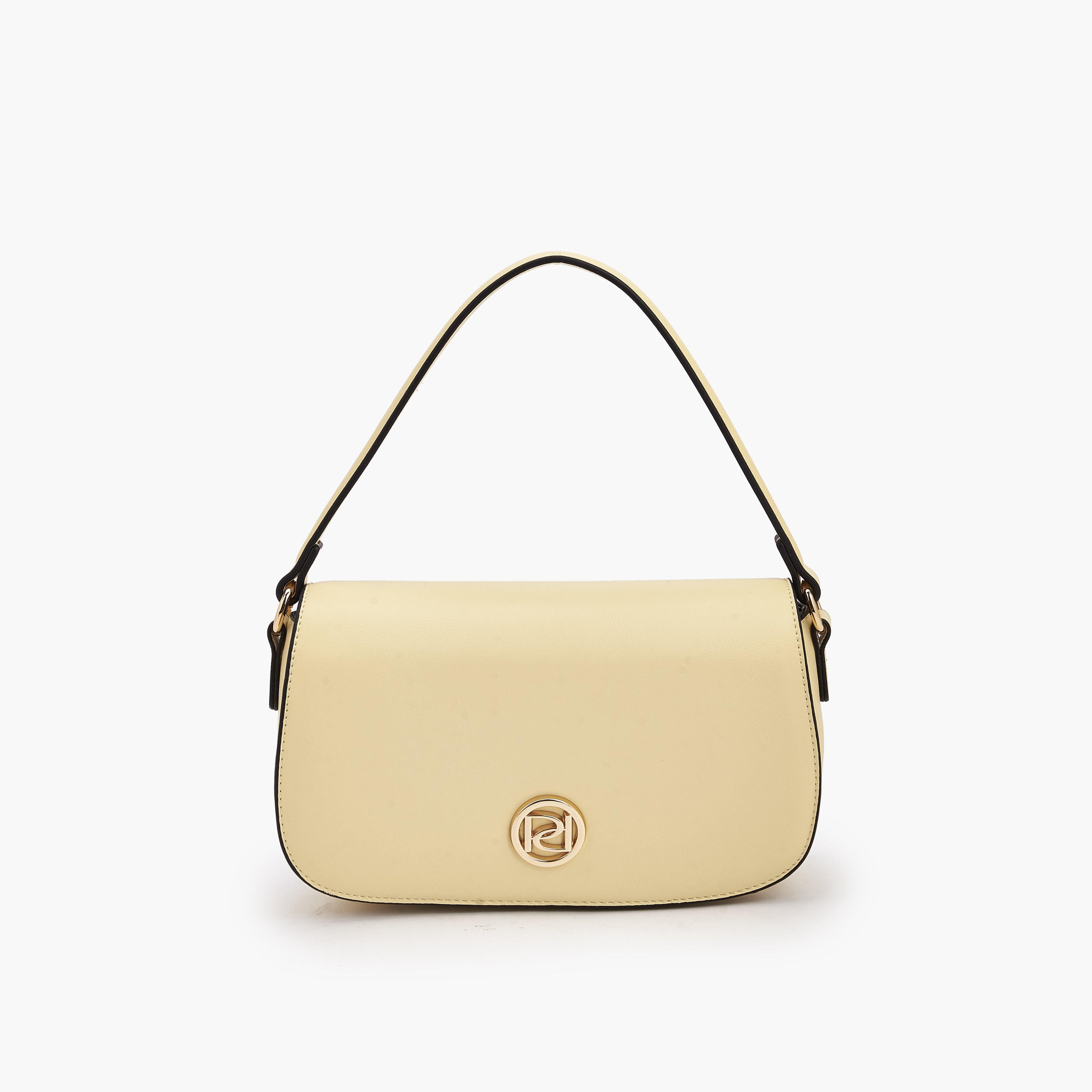 شنطة كتف سادة بحزام قابل للتعديل من بابريكا-women-bagsandwallets-handbags-image-1