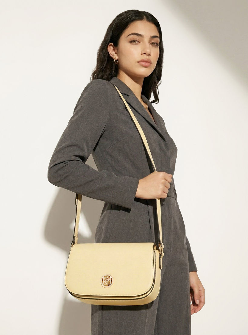 شنطة كتف سادة بحزام قابل للتعديل من بابريكا-women-bagsandwallets-handbags-image-2