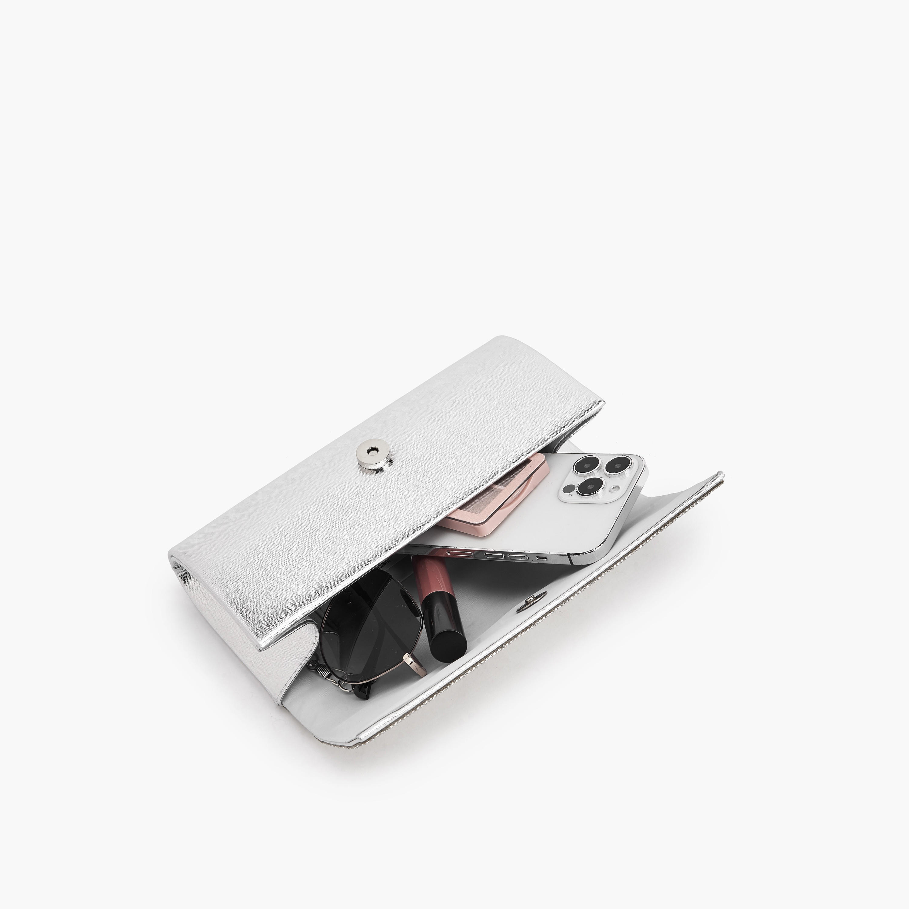 Paprika Embellished Clutch with Chain Strap-women-bagsandwallets-handbags-image-3