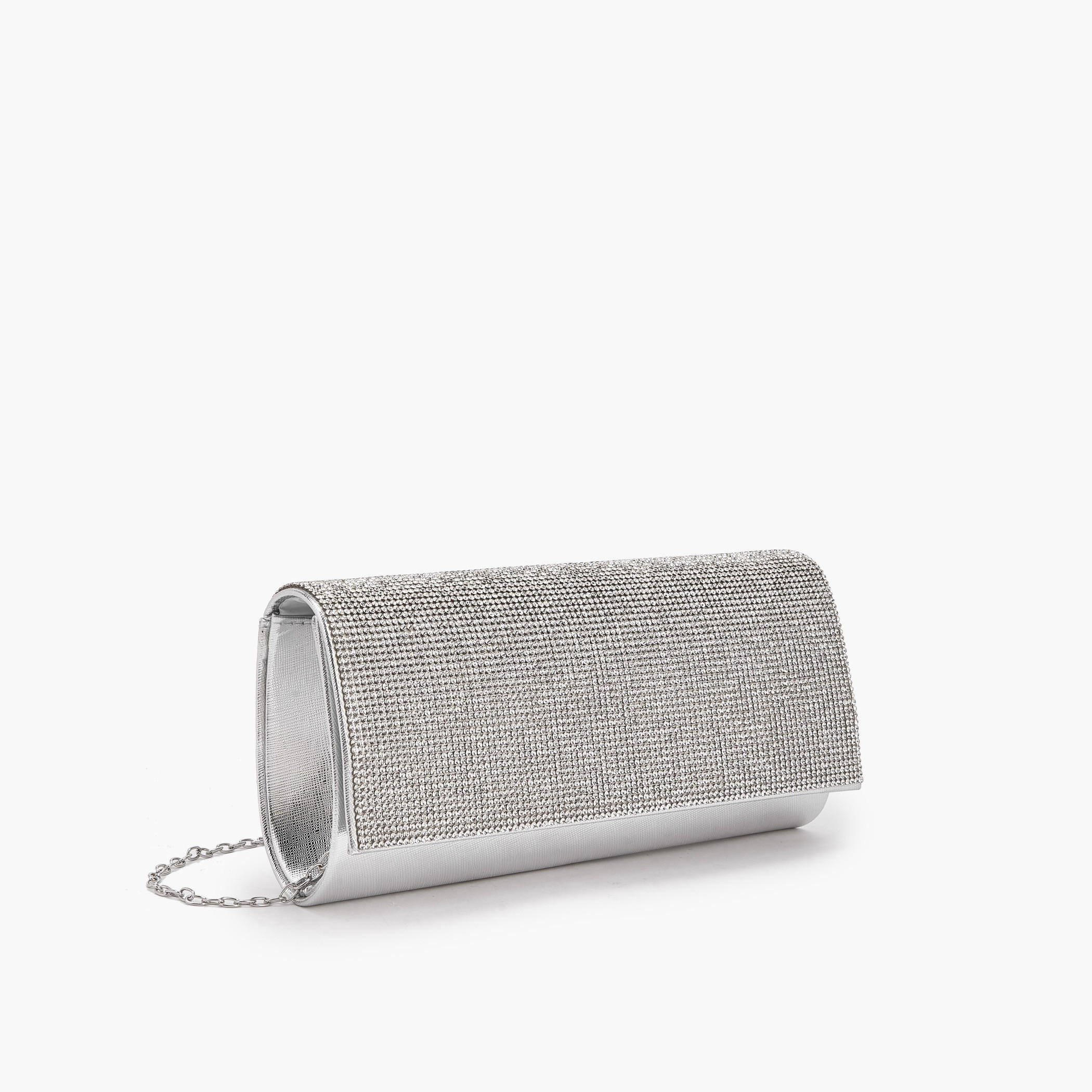Paprika Embellished Clutch with Chain Strap-women-bagsandwallets-handbags-image-4