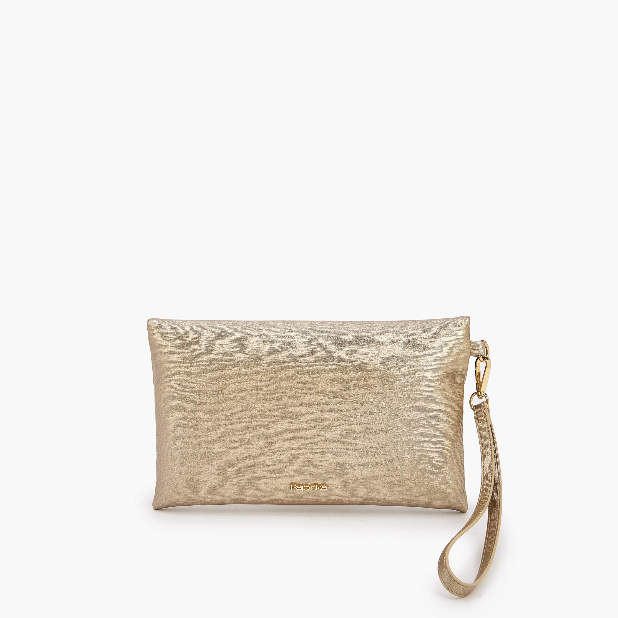 Paprika Textured Clutch with Detachable Wristlet Strap-women-bagsandwallets-handbags-image-6