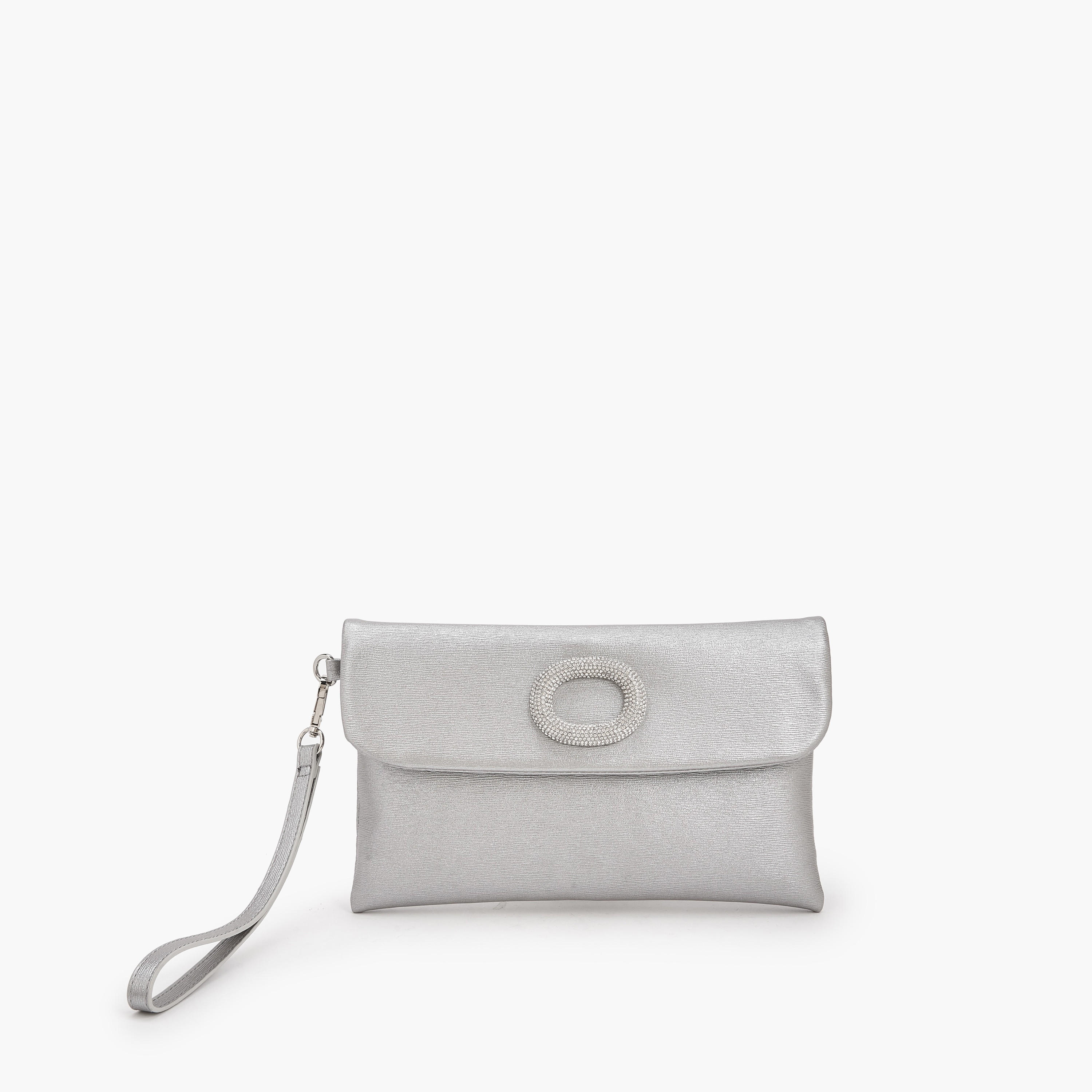 Paprika Textured Clutch with Detachable Wristlet Strap-women-bagsandwallets-handbags-image-1