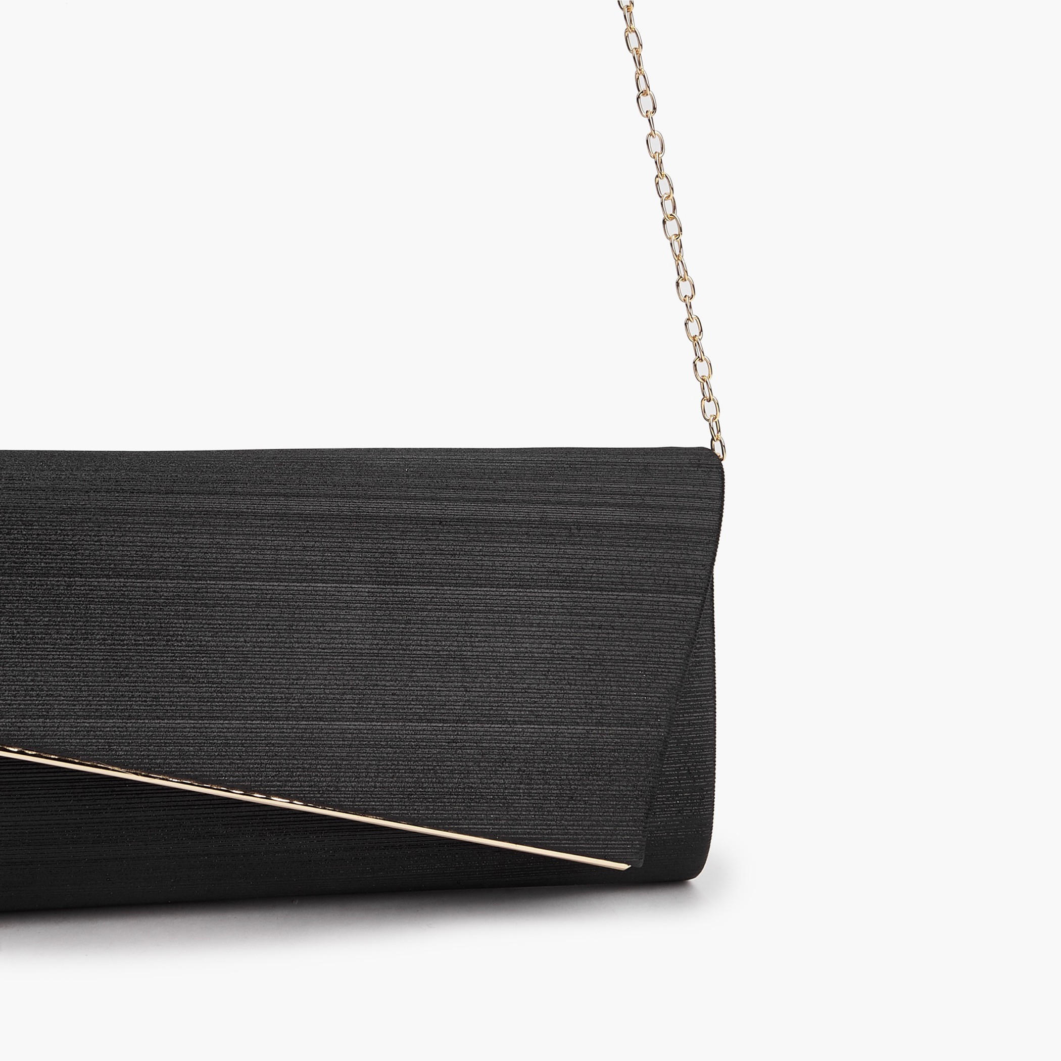 Paprika Textured Clutch with Detachable Chain Strap-women-bagsandwallets-handbags-image-4
