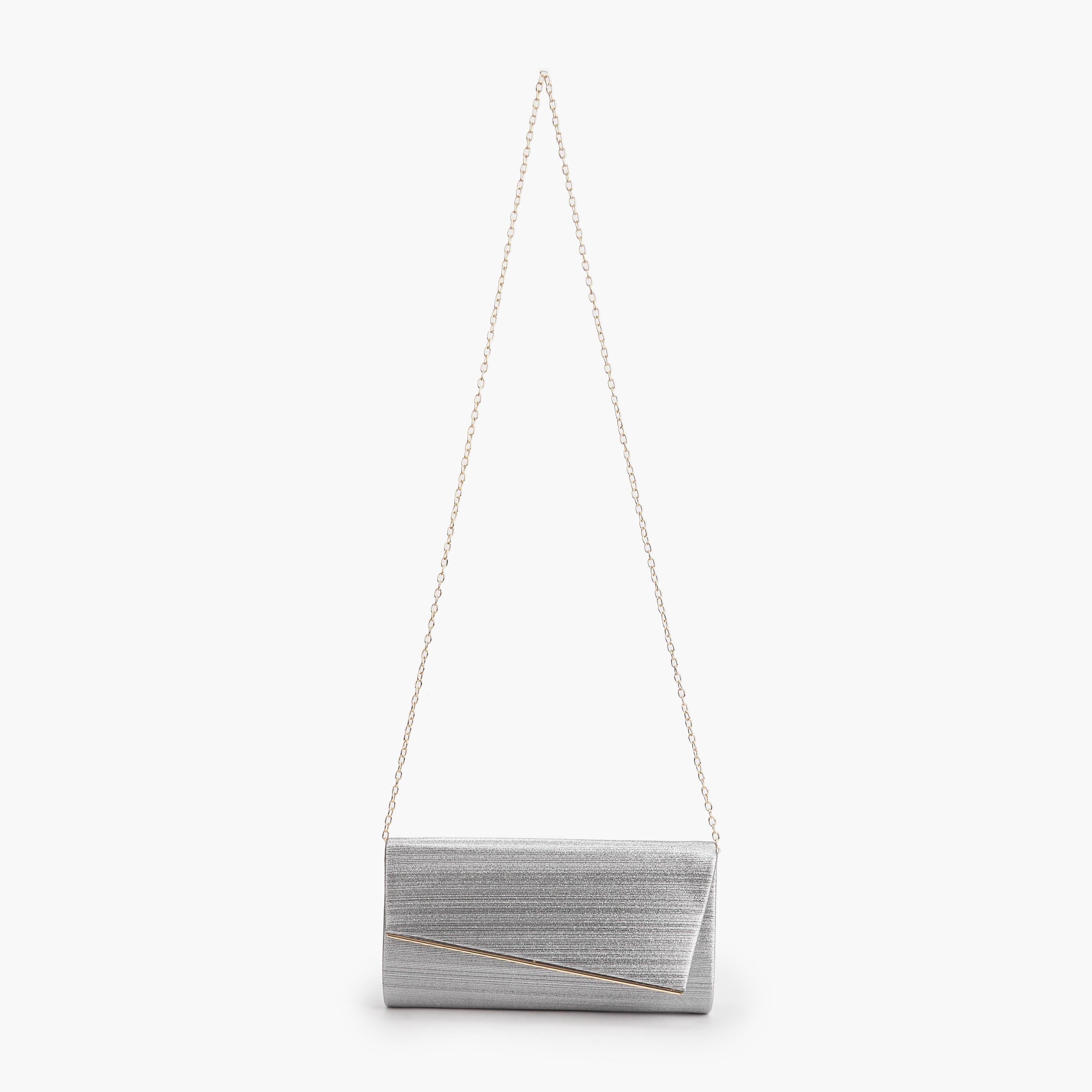 Paprika Textured Clutch with Detachable Chain Strap-women-bagsandwallets-handbags-image-2