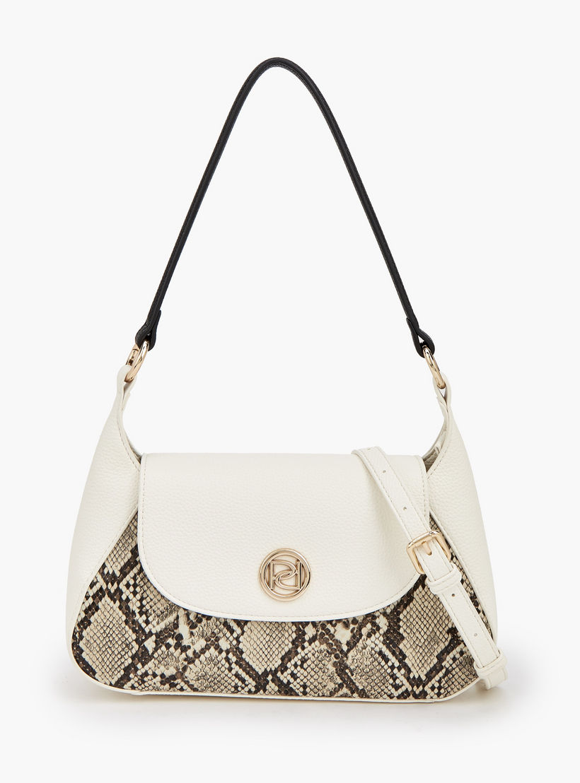 Paprika Animal Print Shoulder Bag with Magnetic Button Closure-women-bagsandwallets-handbags-image-1