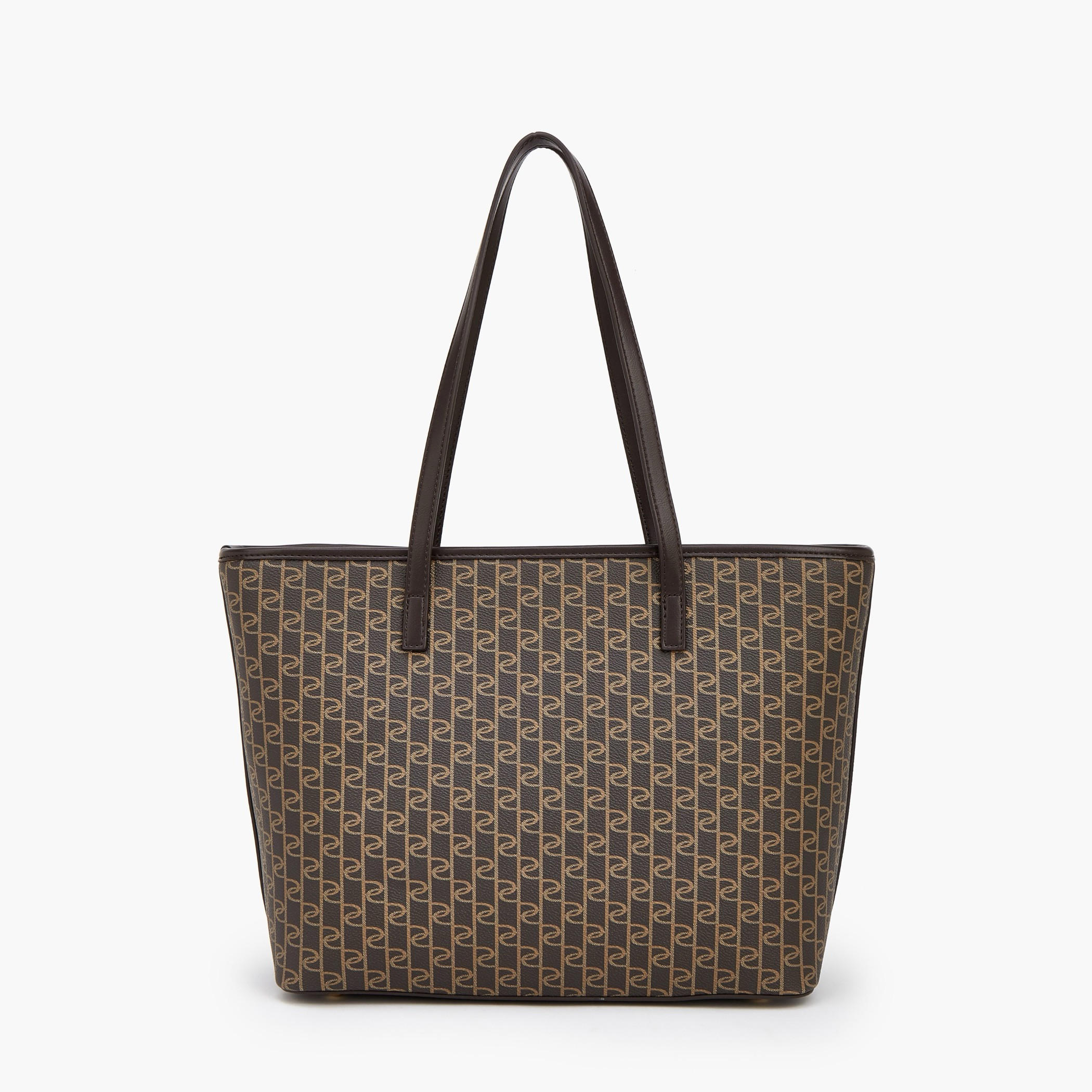 شنطة توت بطبعات مونوجرام ومقابض مزدوجة من بابريكا-women-bagsandwallets-handbags-image-4
