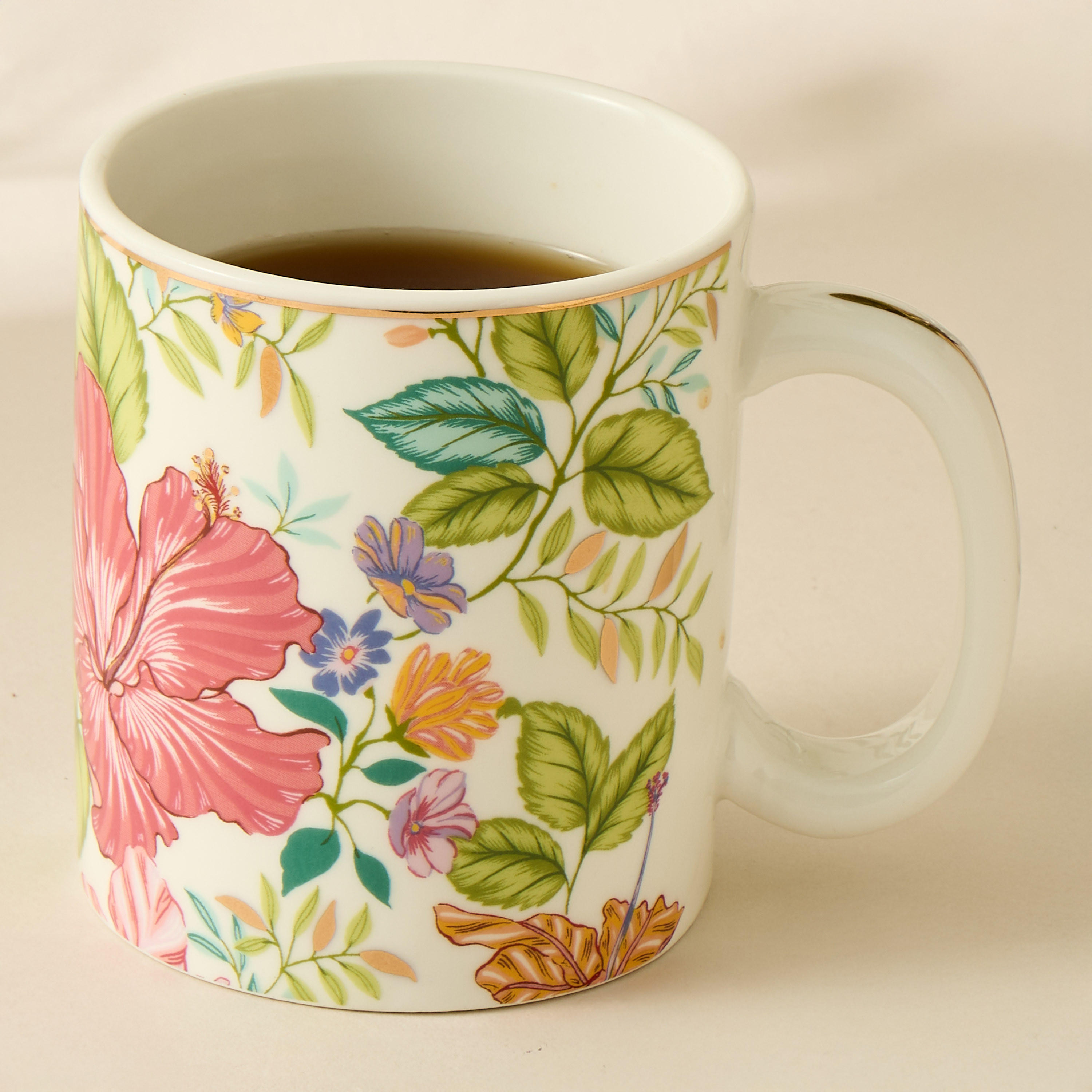 Summer Hot Flower Printed Ceramic Mug-household-dining-teaandcoffee-mugsandcups-image-1