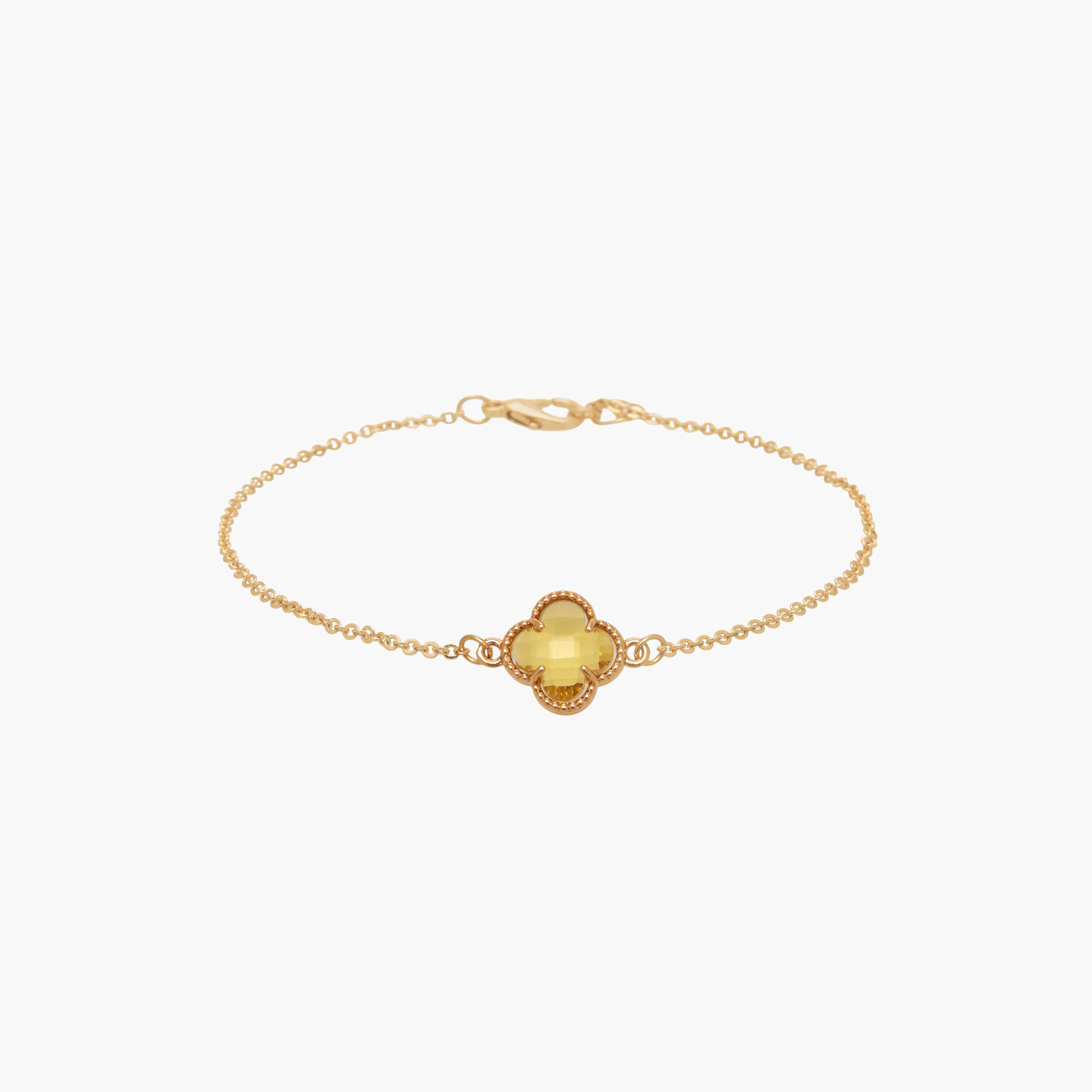 سوار ميتاليك بدلاية زهرة البرسيم-women-watchesandjewellery-jewellery-banglesandbracelets-image-2