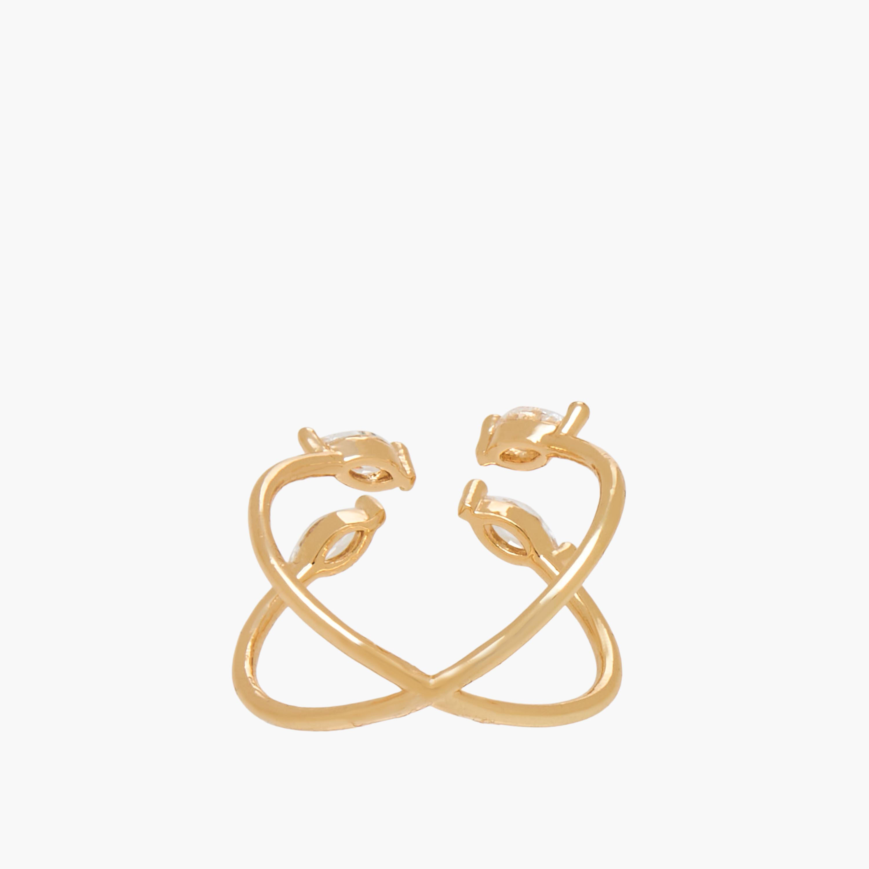Gold Tone Ring with Embellishment-women-watchesandjewellery-jewellery-rings-image-3