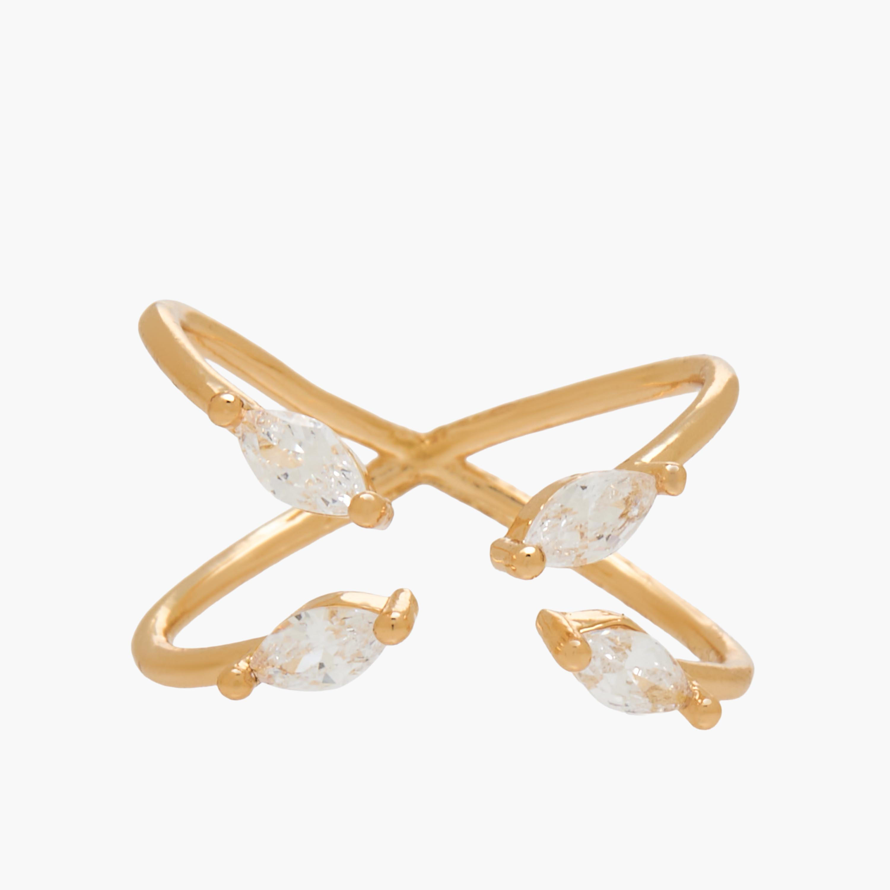 Gold Tone Ring with Embellishment-women-watchesandjewellery-jewellery-rings-image-4