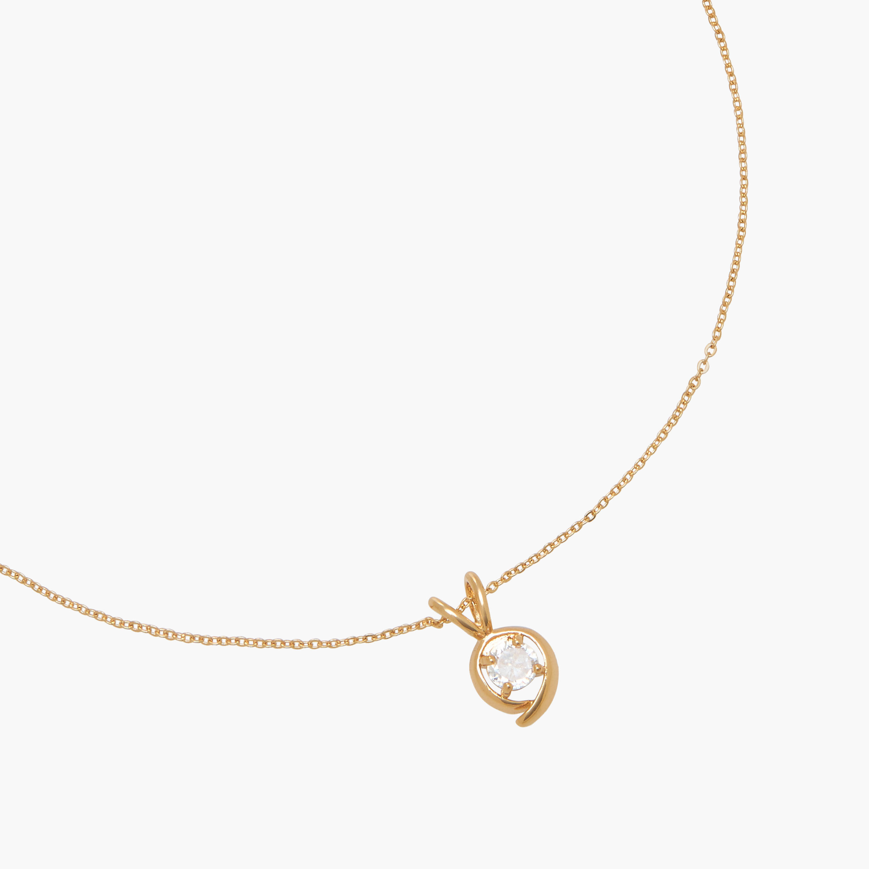 Gold Tone Pendant Necklace with Embellished Design-women-watchesandjewellery-jewellery-necklacesandpendants-image-2