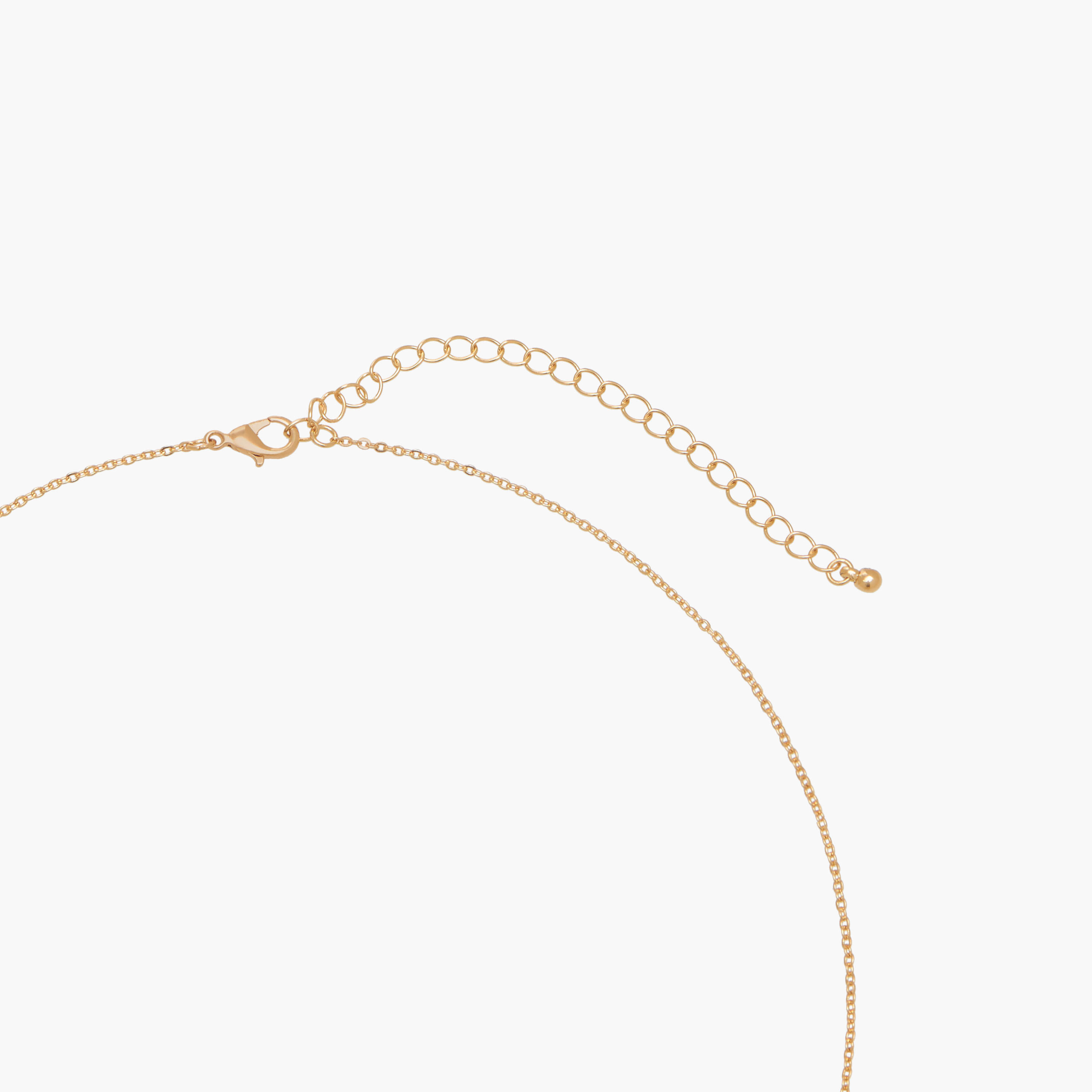 Gold Tone Pendant Necklace with Embellished Design-women-watchesandjewellery-jewellery-necklacesandpendants-image-4