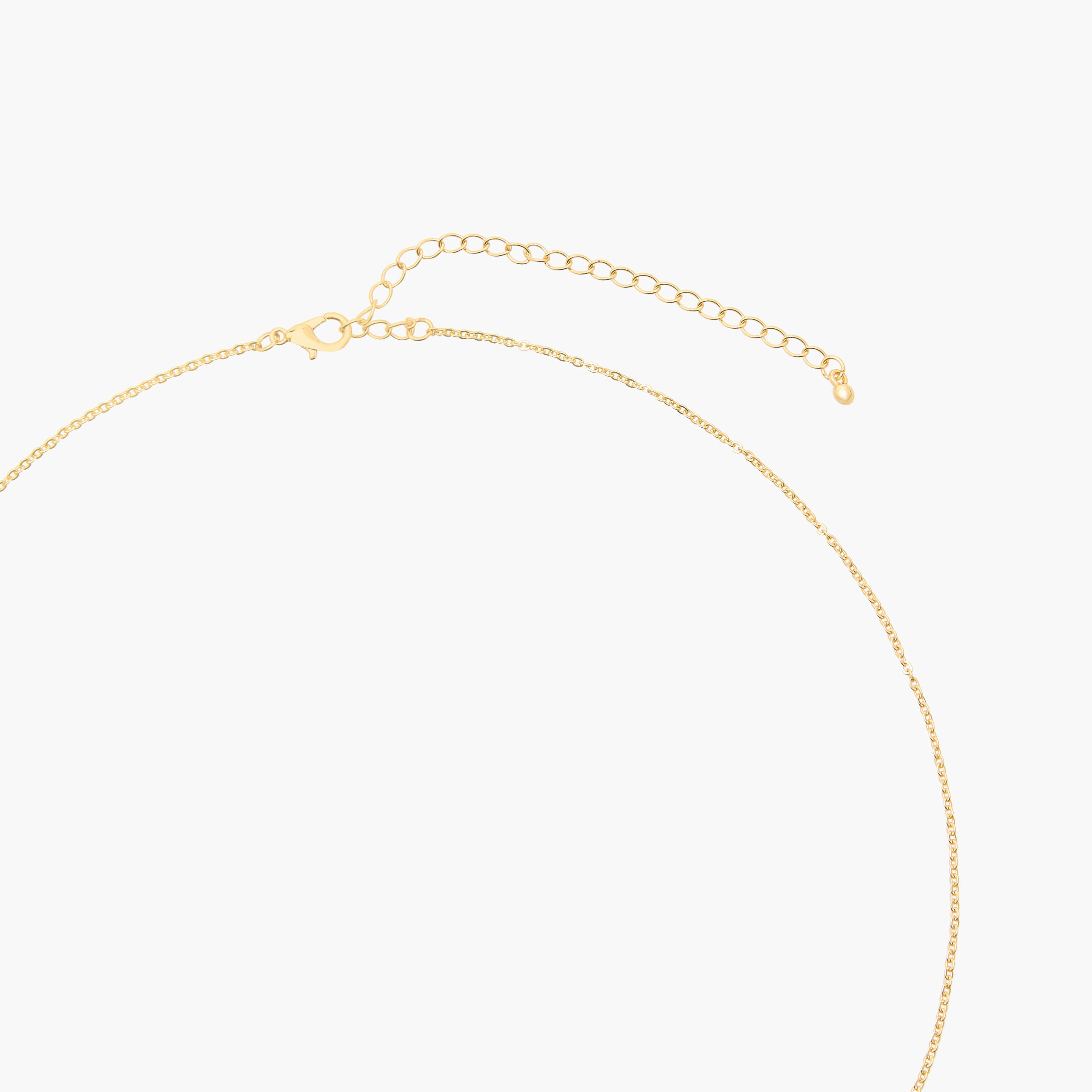 Gold Tone Necklace with Clover Pendant-women-watchesandjewellery-jewellery-necklacesandpendants-image-4