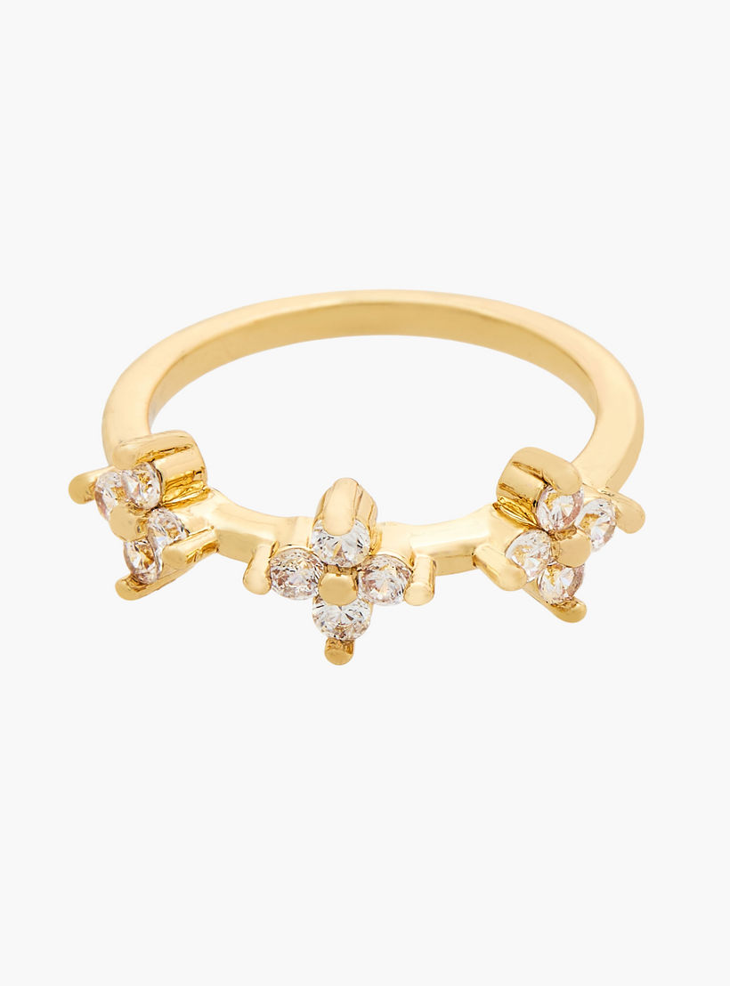 Set of 2 - Cubic Zirconia Ring with Stone Embellishments-women-watchesandjewellery-jewellery-rings-image-2