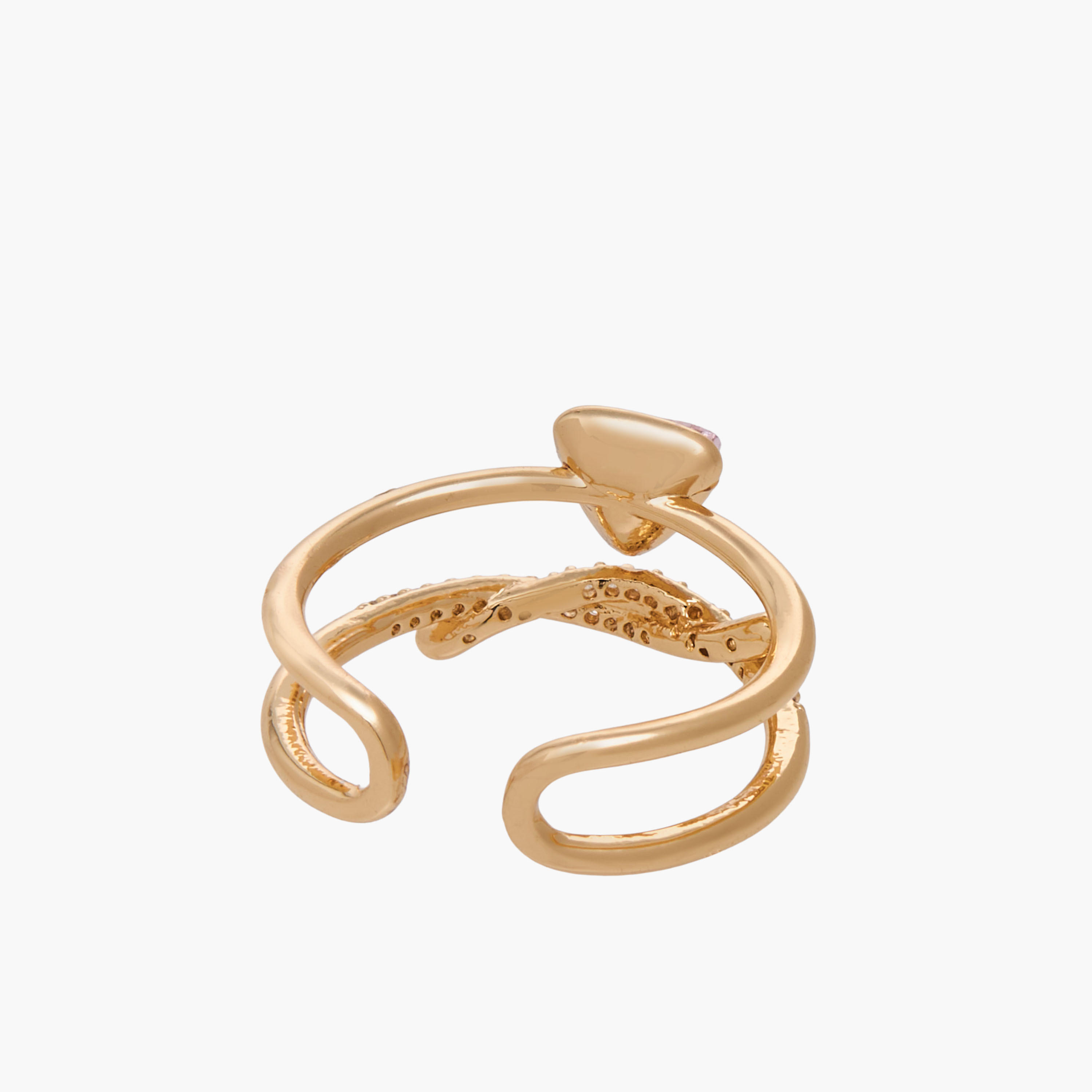 Metal Ring with Cubic Zirconia Embellishment-women-watchesandjewellery-jewellery-rings-image-3