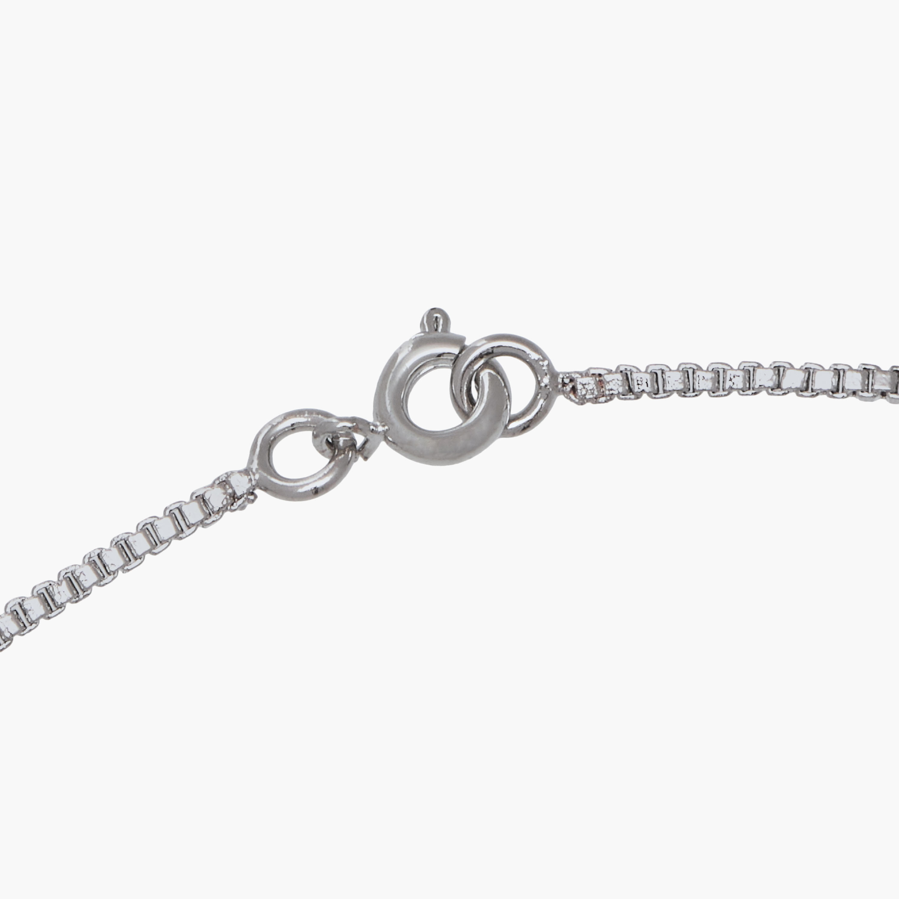 Silver Tone Cubic Zirconia Pendant Necklace with Embellished Design-women-watchesandjewellery-jewellery-necklacesandpendants-image-4