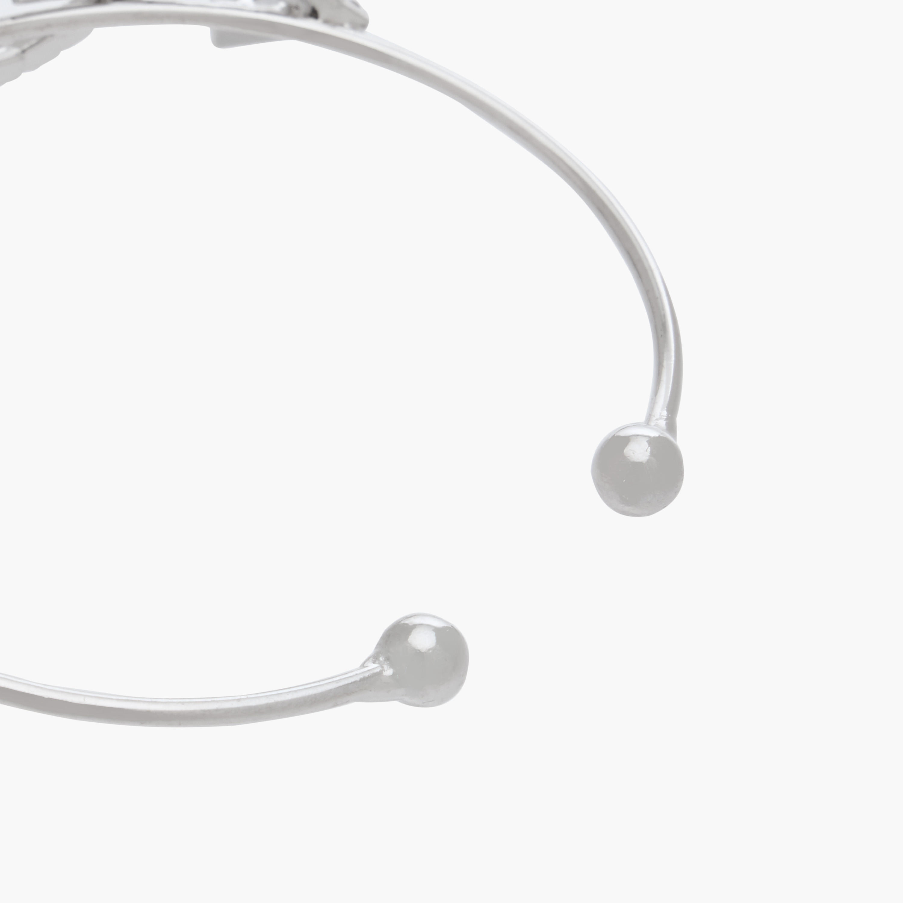 سوار معدني مزين بزركون مكعب-women-watchesandjewellery-jewellery-banglesandbracelets-image-4