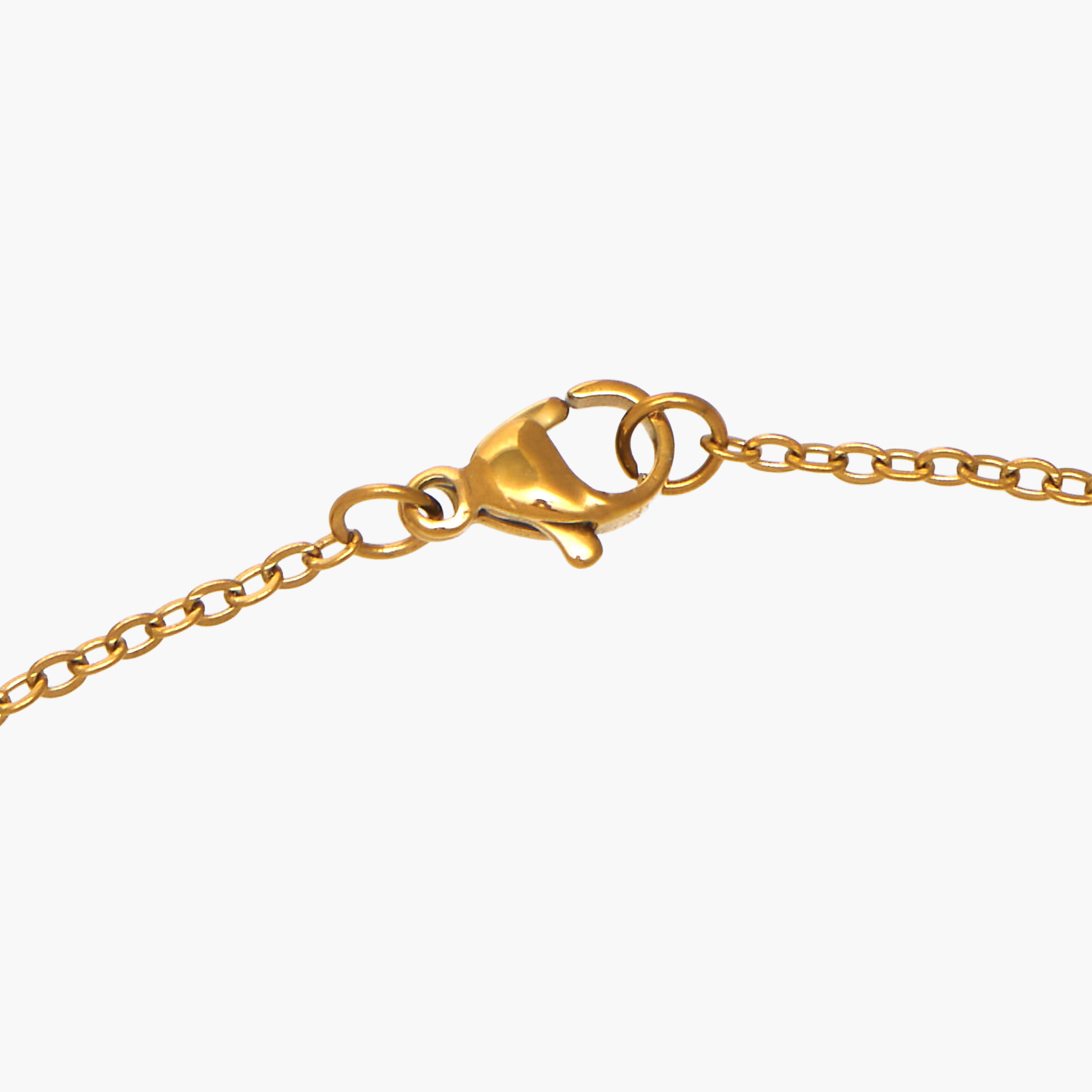 Gold Tone Pendant Necklace with Initial M-women-watchesandjewellery-jewellery-necklacesandpendants-image-4