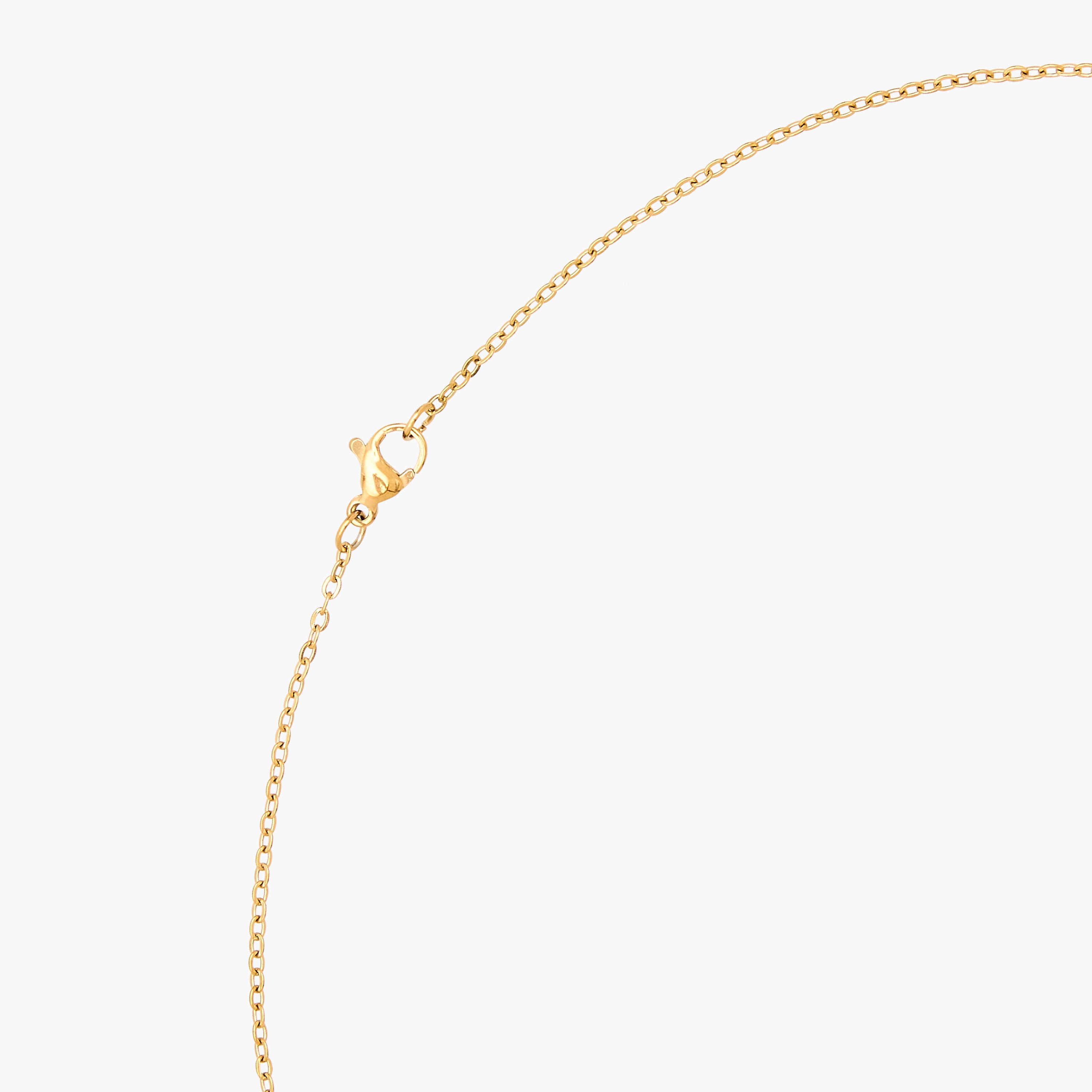 Gold Tone Pendant Necklace with Initial R-women-watchesandjewellery-jewellery-necklacesandpendants-image-3