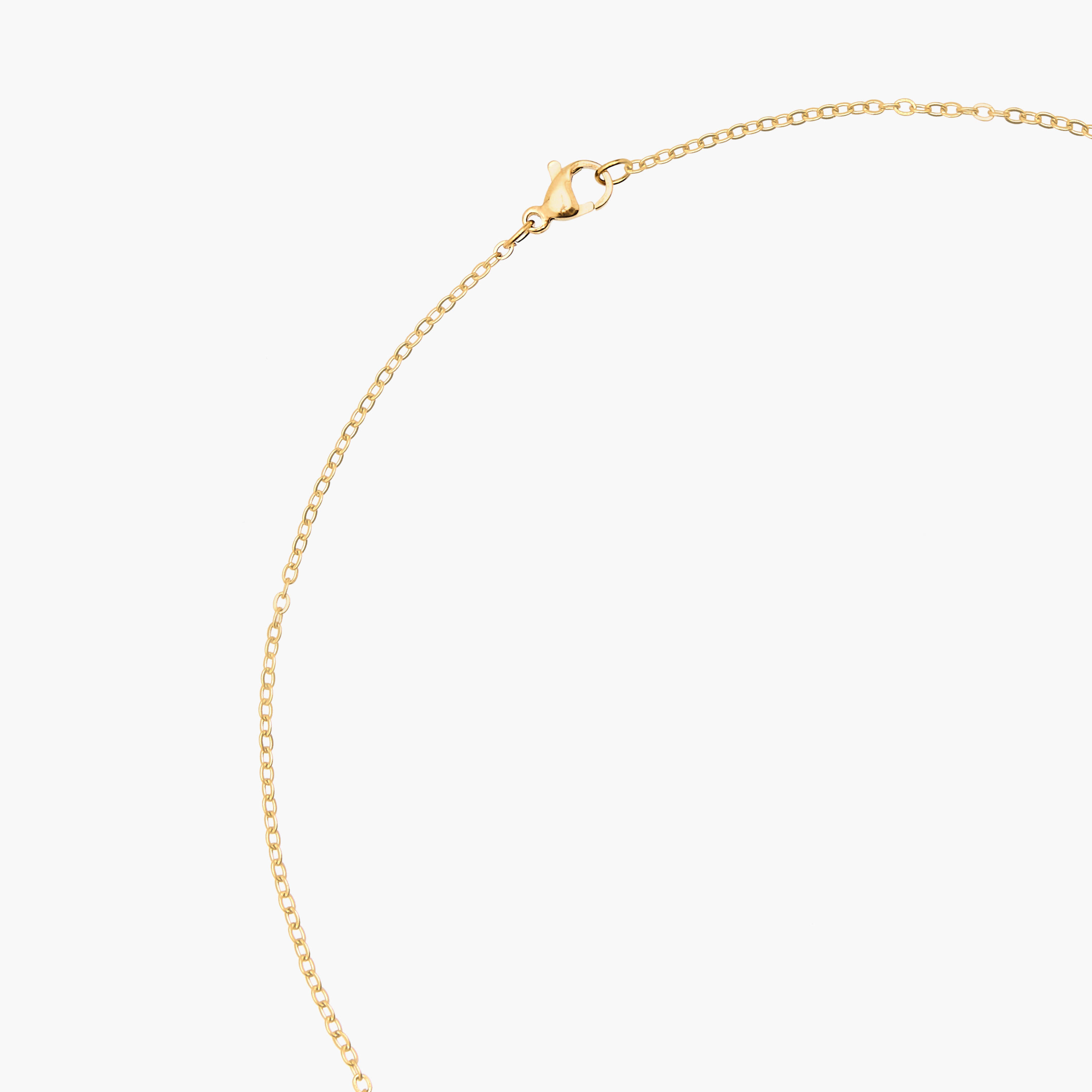 Gold Tone Pendant Necklace with Initial N-women-watchesandjewellery-jewellery-necklacesandpendants-image-3
