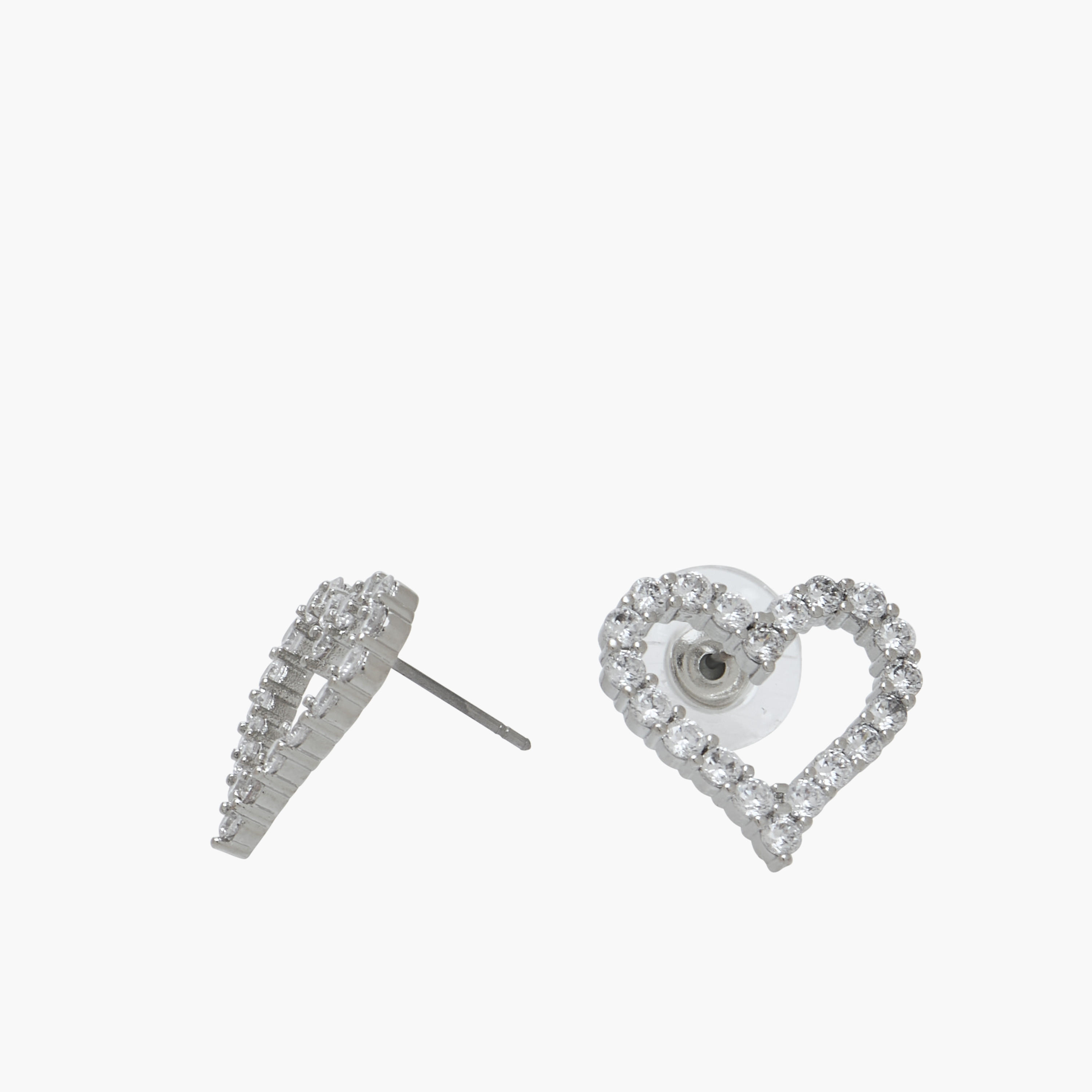 Set of 2 - Embellished Heart Pendant Necklace and Earrings-women-watchesandjewellery-jewellery-jewellerysets-image-5