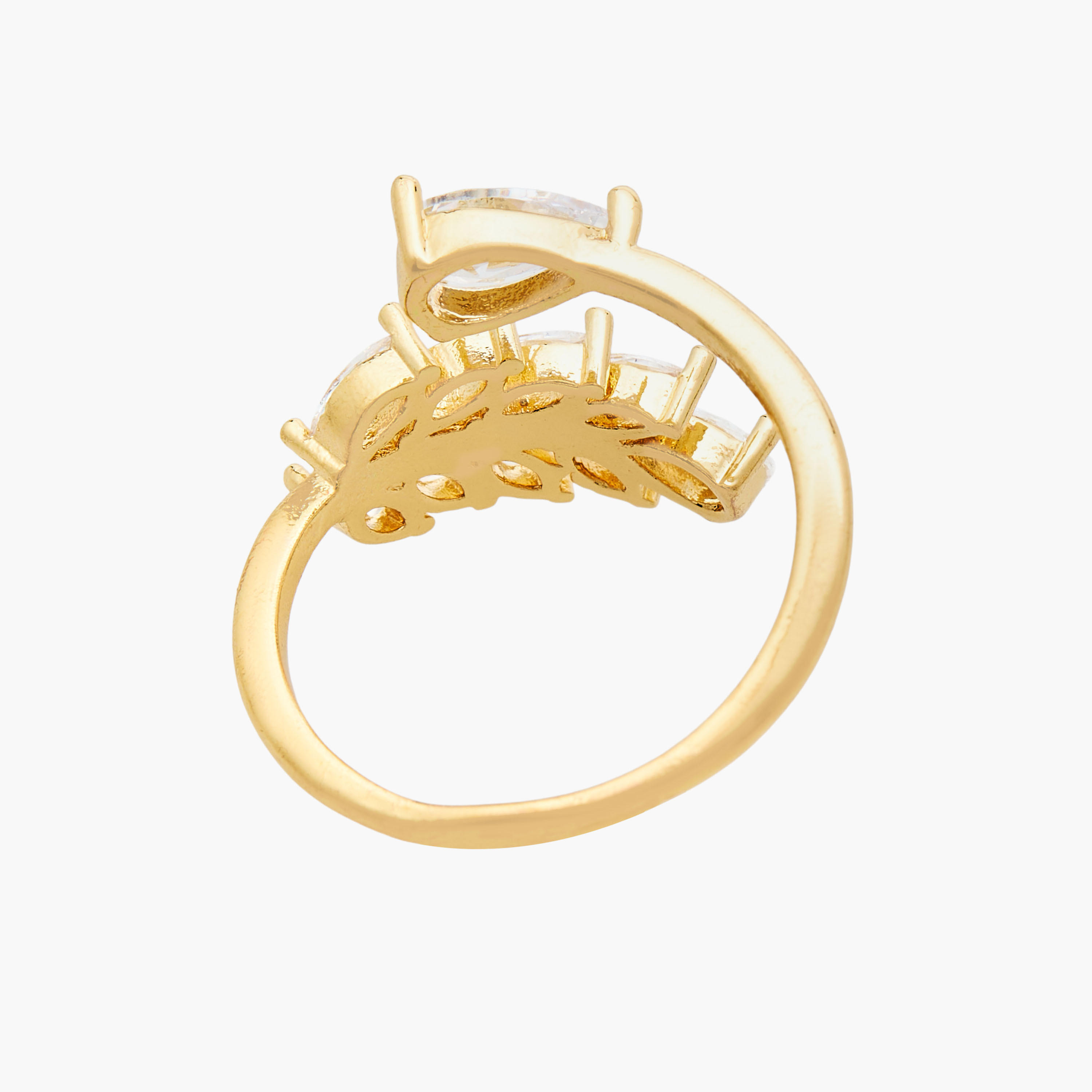 Metal Ring with Cubic Zirconia Embellishment-women-watchesandjewellery-jewellery-rings-image-3