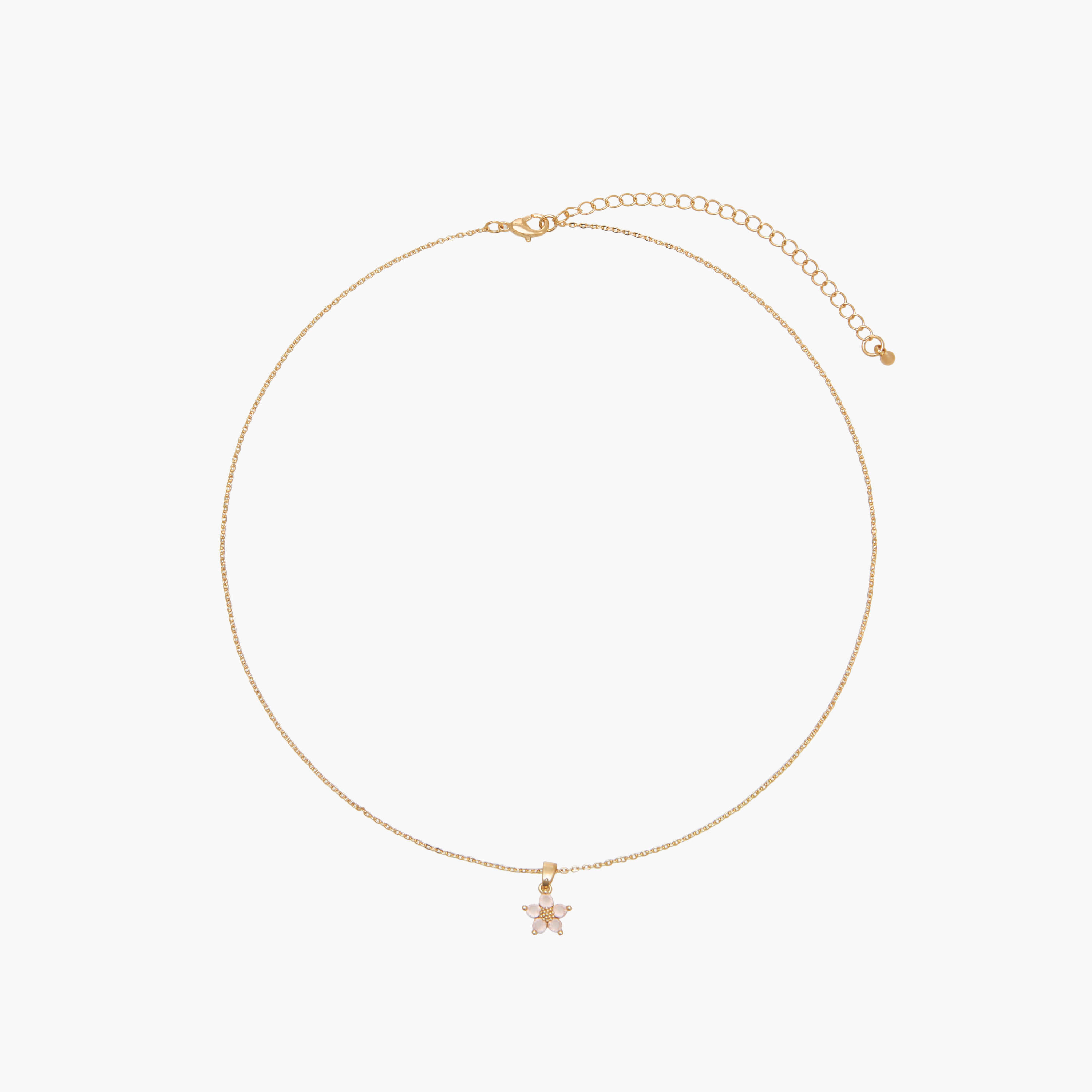 طقم من 2 - قلادة بدلاية زهور وزينة مكعب زيركون وأقراط-women-watchesandjewellery-jewellery-jewellerysets-image-2
