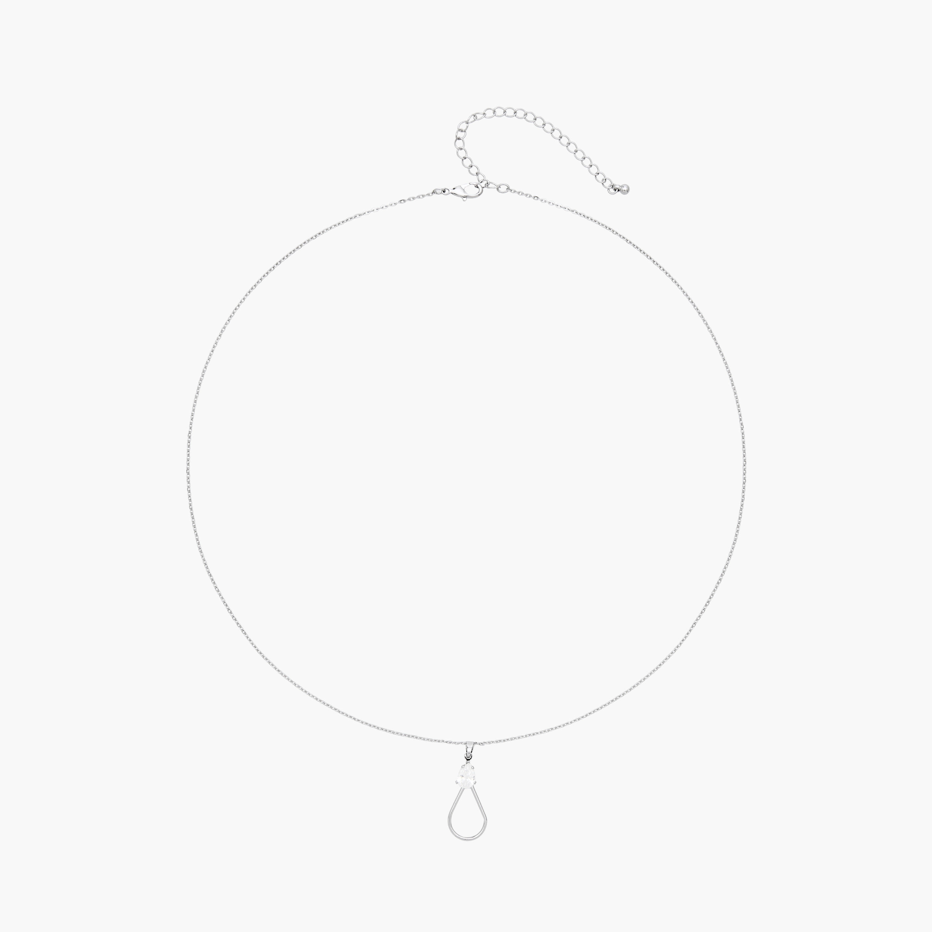 Set of 2 - Stone Embellished Pendant Necklace and Earrings-women-watchesandjewellery-jewellery-jewellerysets-image-2