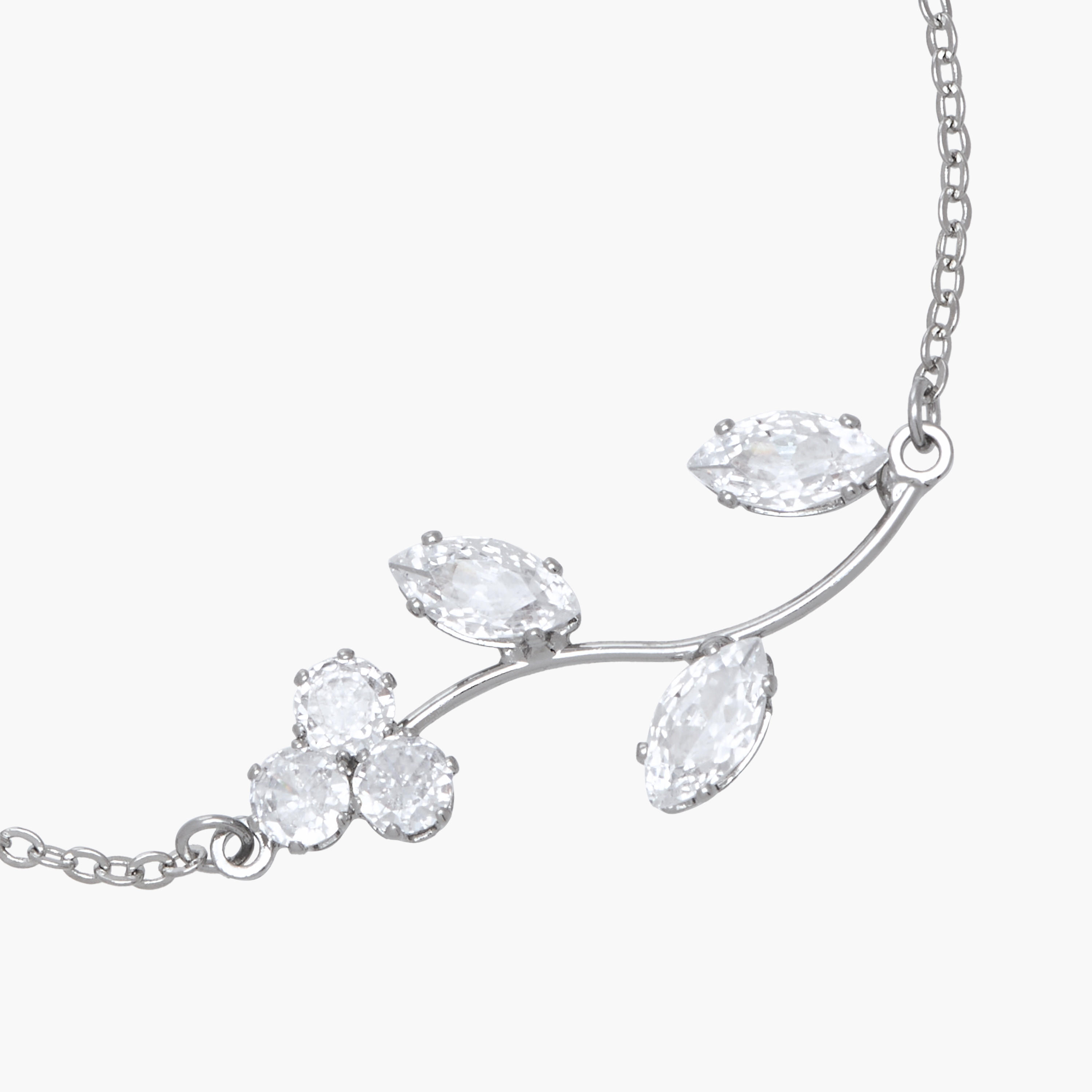 سوار ميتاليك بتزيينات فصوص زيركون-women-watchesandjewellery-jewellery-banglesandbracelets-image-3