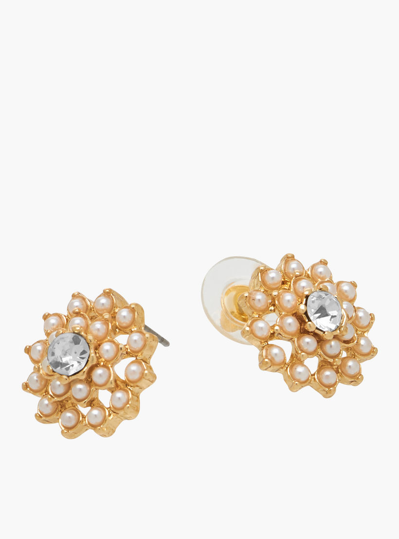 Set of 2 - Floral Pearl Pendant Necklace and Earrings-women-watchesandjewellery-jewellery-jewellerysets-image-5