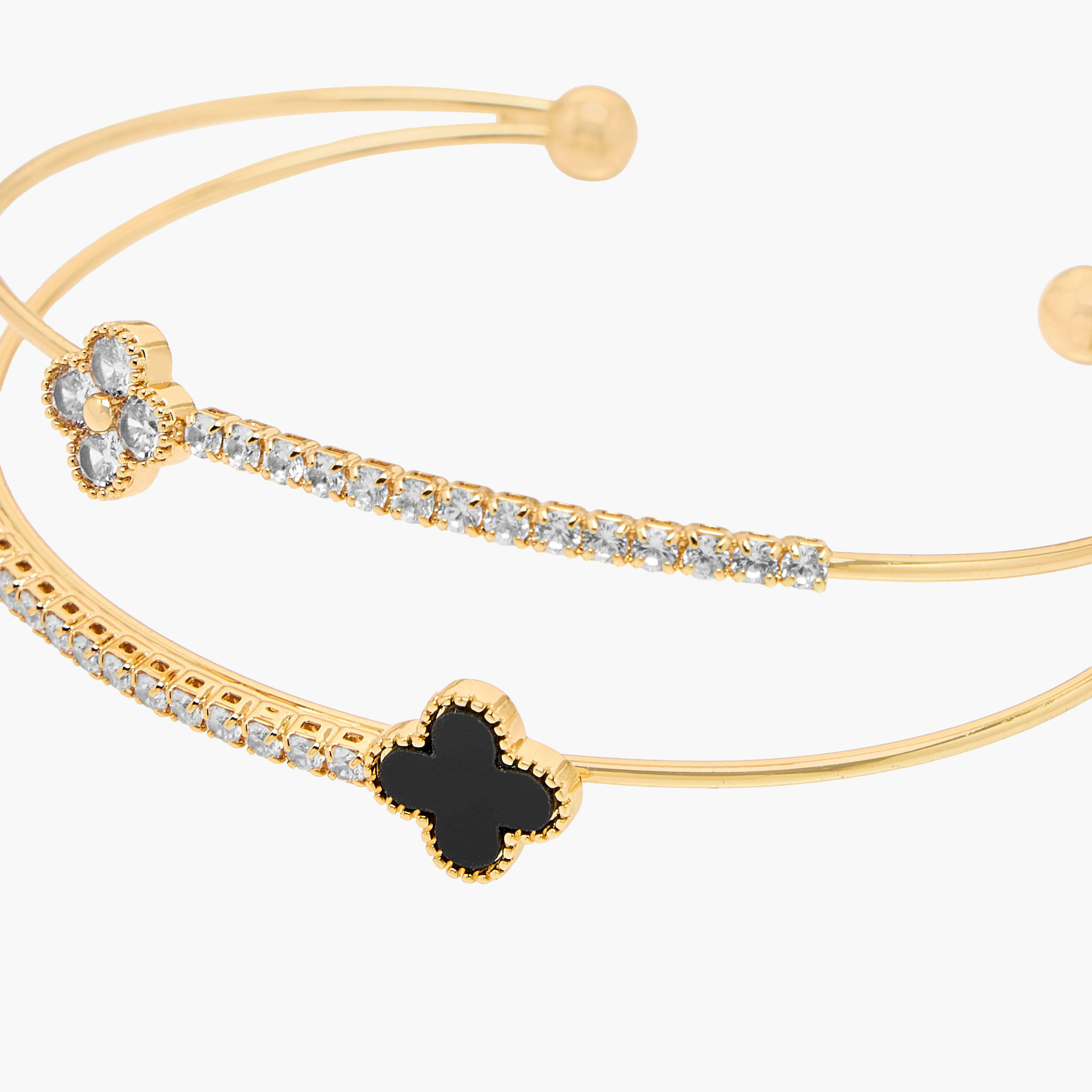 سوار ذهبي اللون بتزيينات زيركون-women-watchesandjewellery-jewellery-banglesandbracelets-image-4
