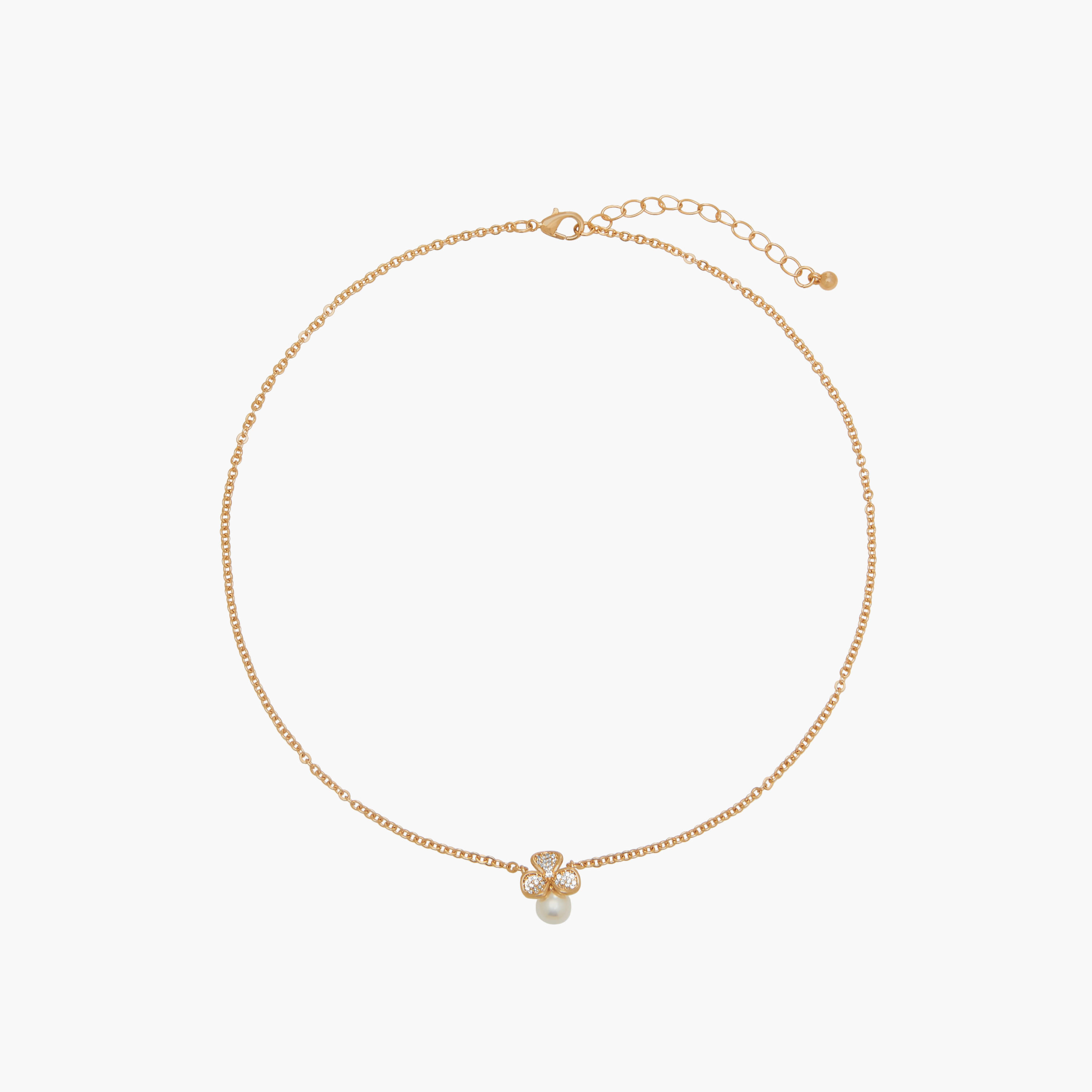Set of 2 - Cubic Zirconia Embellished Pendant Necklace and Earrings-women-watchesandjewellery-jewellery-jewellerysets-image-2