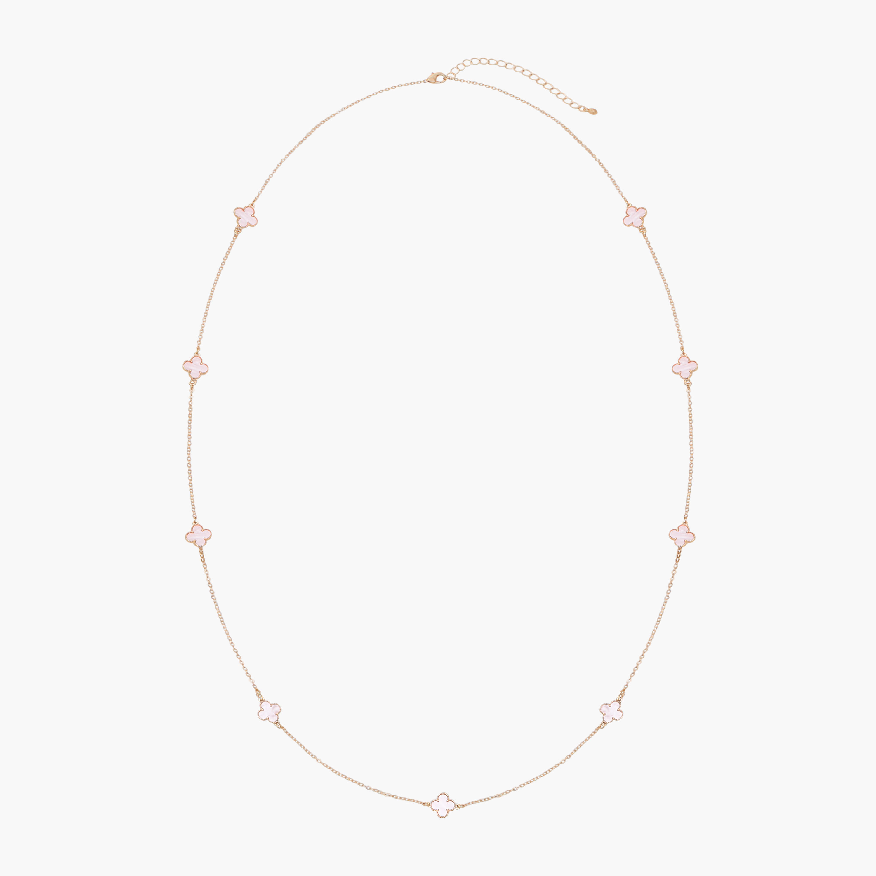 عقد بدلاية زهرية وتزيينات وحلق - طقم من قطعتين-women-watchesandjewellery-jewellery-jewellerysets-image-2
