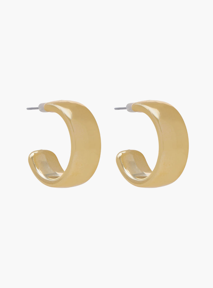 Pack of 3 Metallic Assorted Hoop Earrings with Pushback Closure-women-watchesandjewellery-jewellery-earrings-image-2