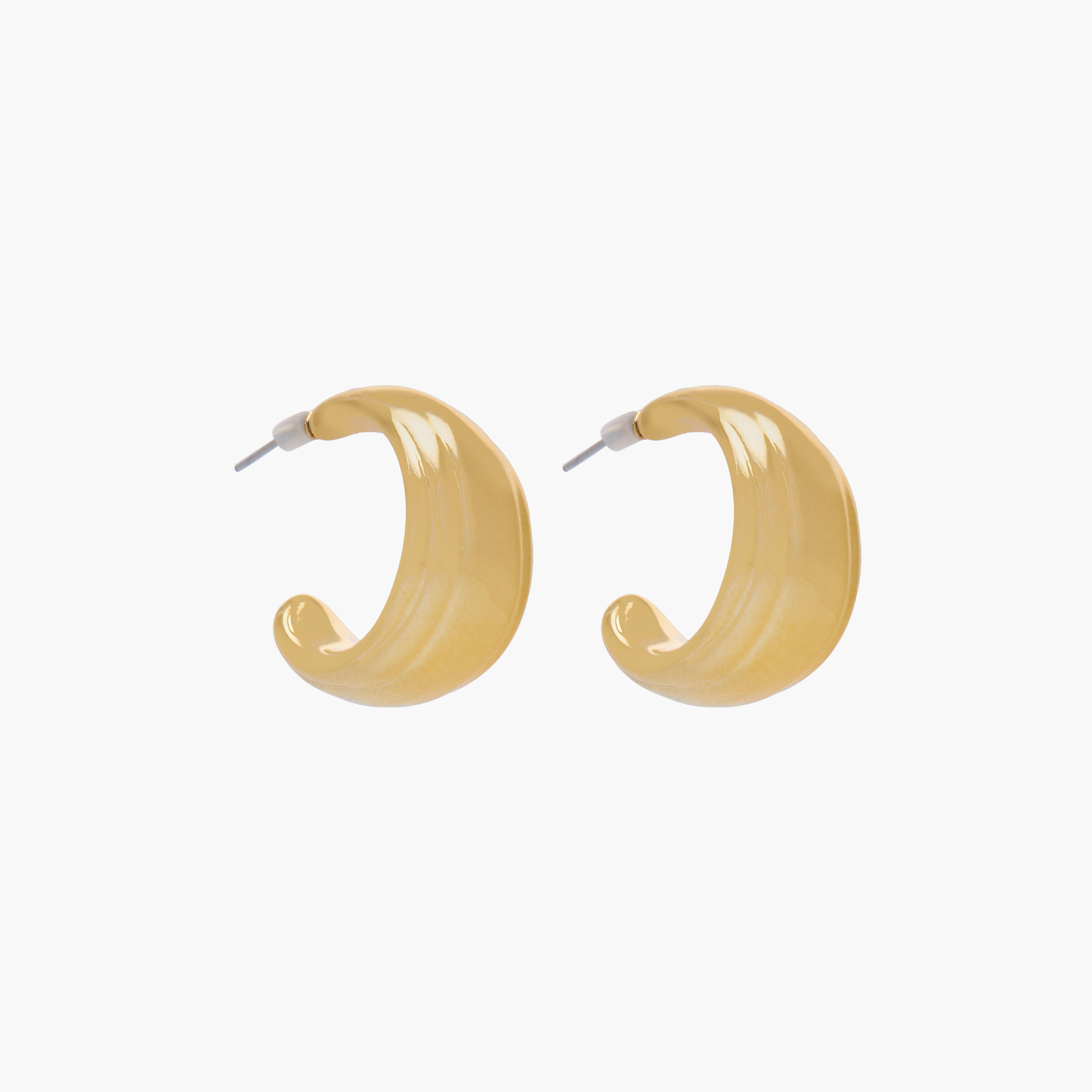 Pack of 3 Metallic Assorted Hoop Earrings with Pushback Closure-women-watchesandjewellery-jewellery-earrings-image-4