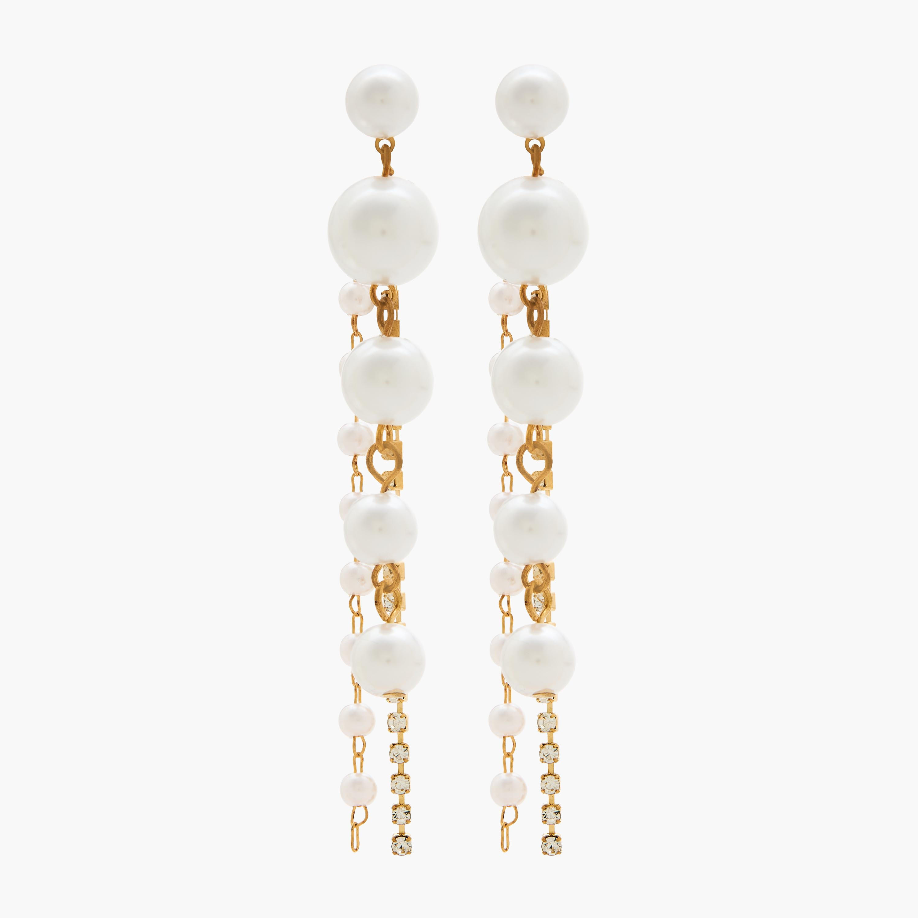 Metallic Embellished Dangler Earrings with Pushback Closure-women-watchesandjewellery-jewellery-earrings-image-1