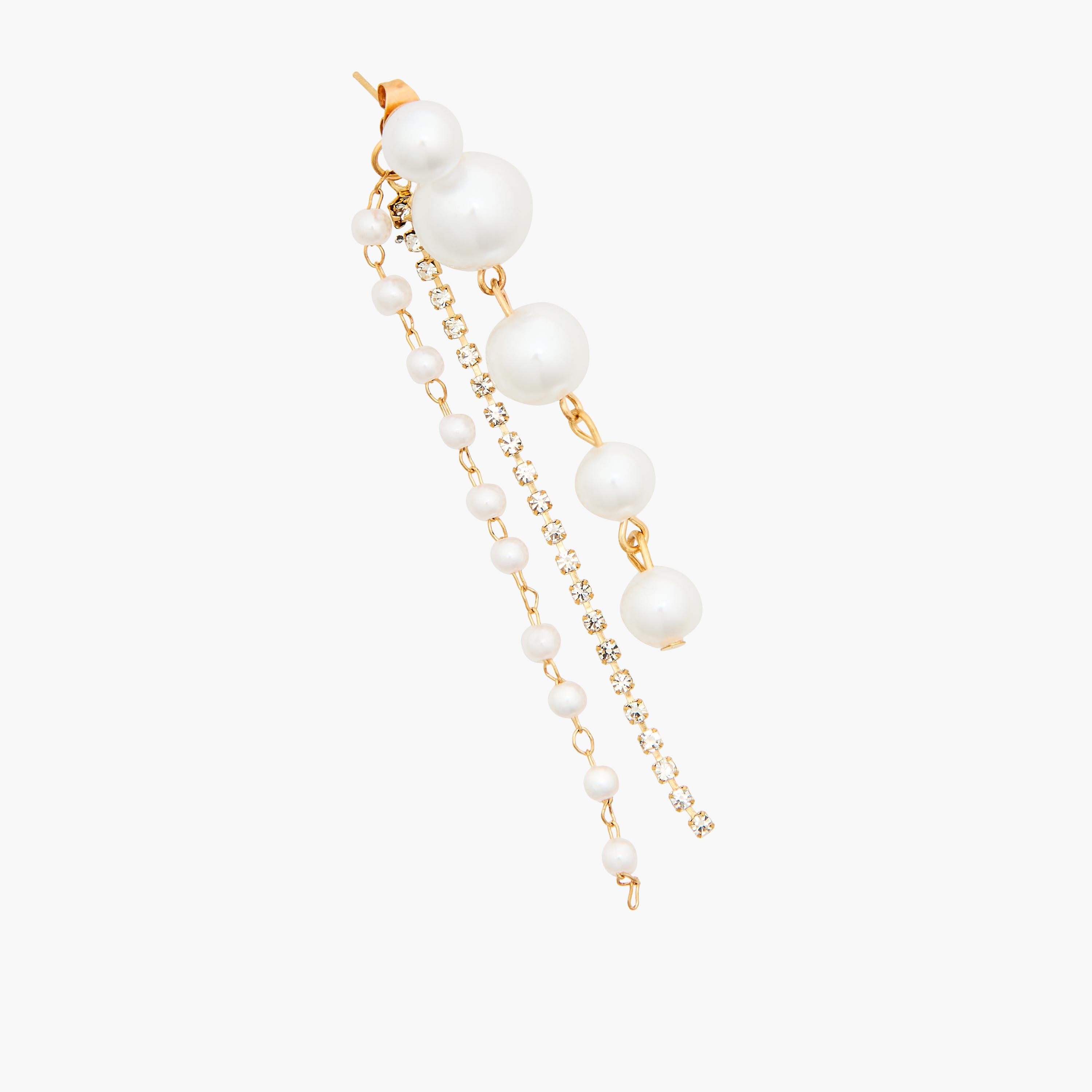 Metallic Embellished Dangler Earrings with Pushback Closure-women-watchesandjewellery-jewellery-earrings-image-4