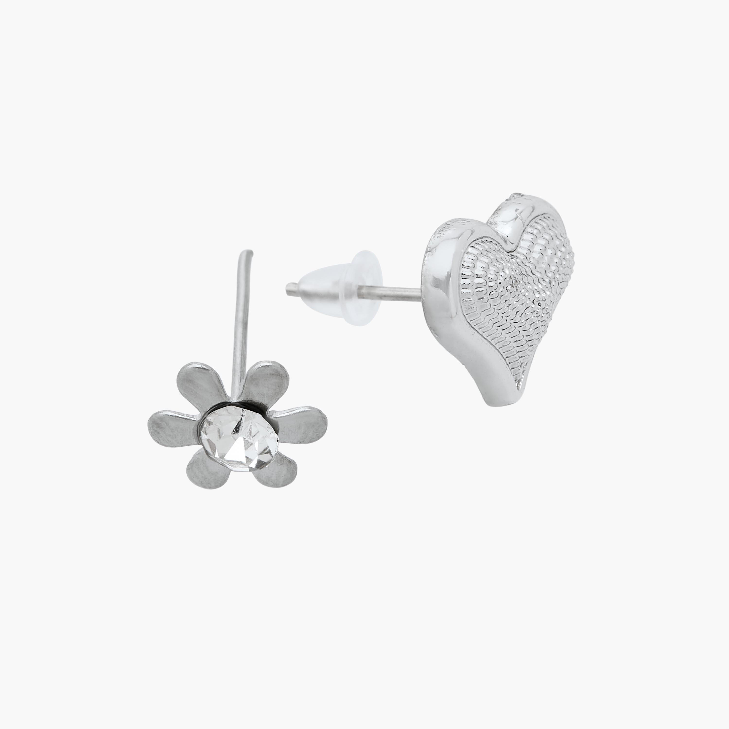 Pack of 12 Gold Tone Assorted Stud Earrings with Pushback Closure-women-watchesandjewellery-jewellery-earrings-image-4