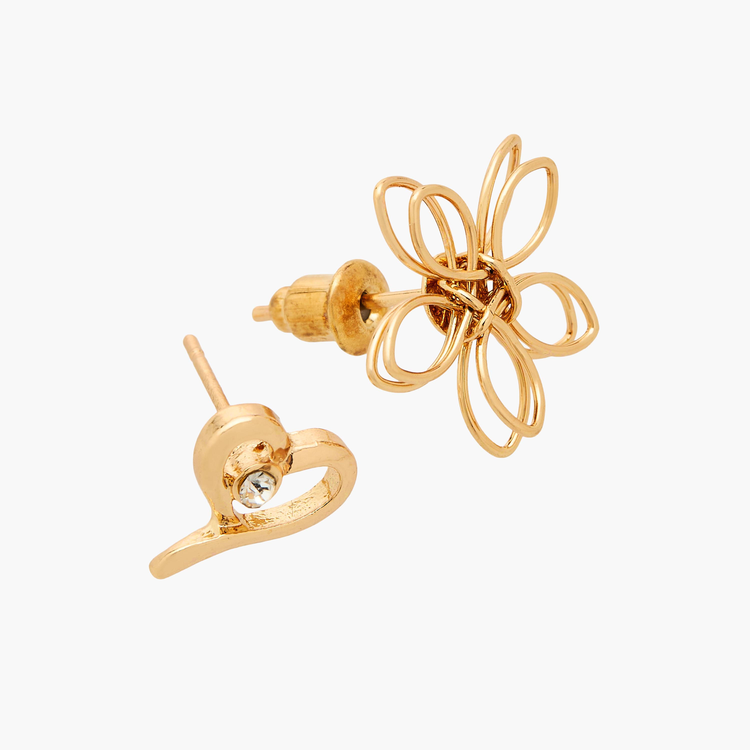 Pack of 12 Metallic Embellished Stud Earrings with Pushback Closure-women-watchesandjewellery-jewellery-earrings-image-4