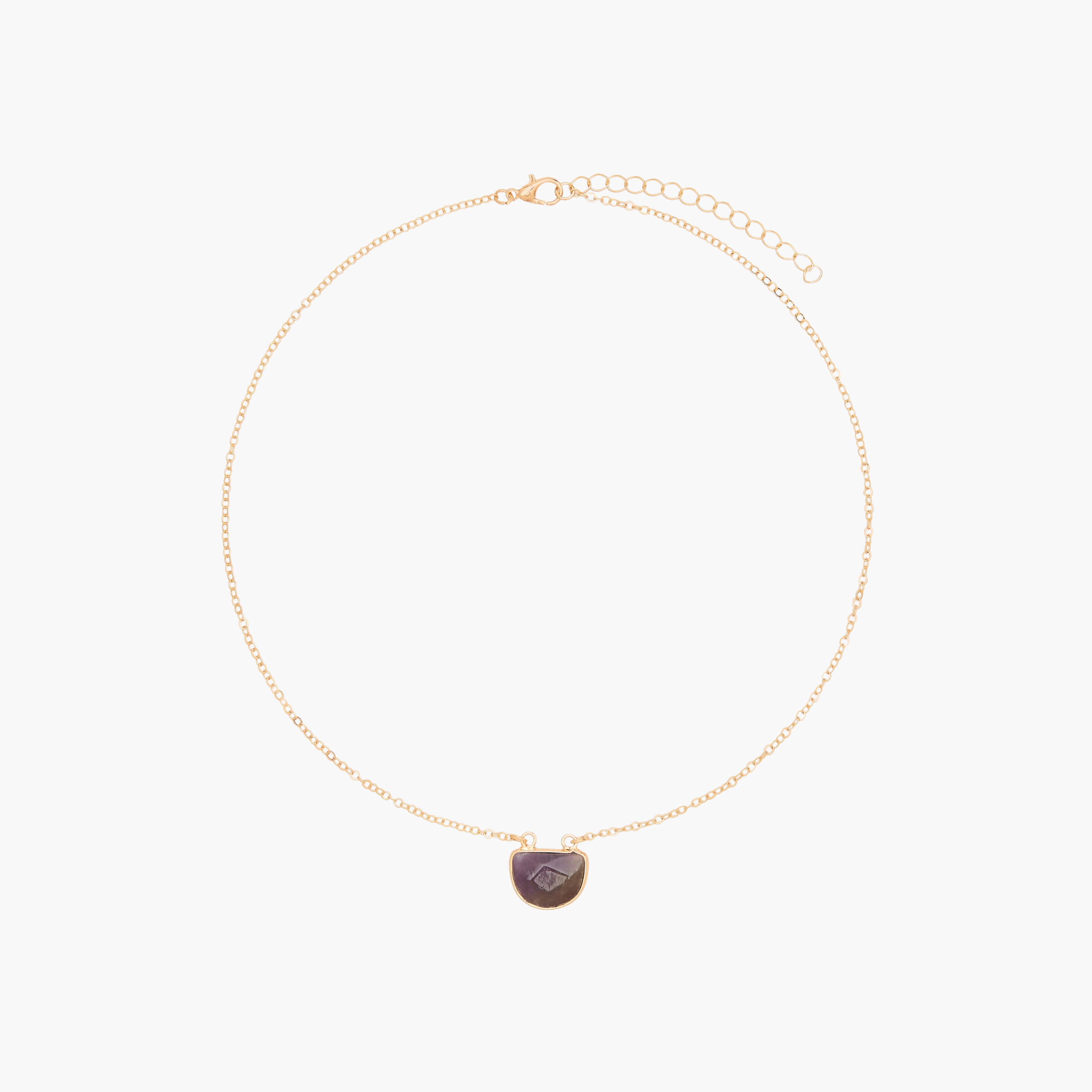 Gold Tone Necklace with Charm Detail-women-watchesandjewellery-jewellery-necklacesandpendants-image-1