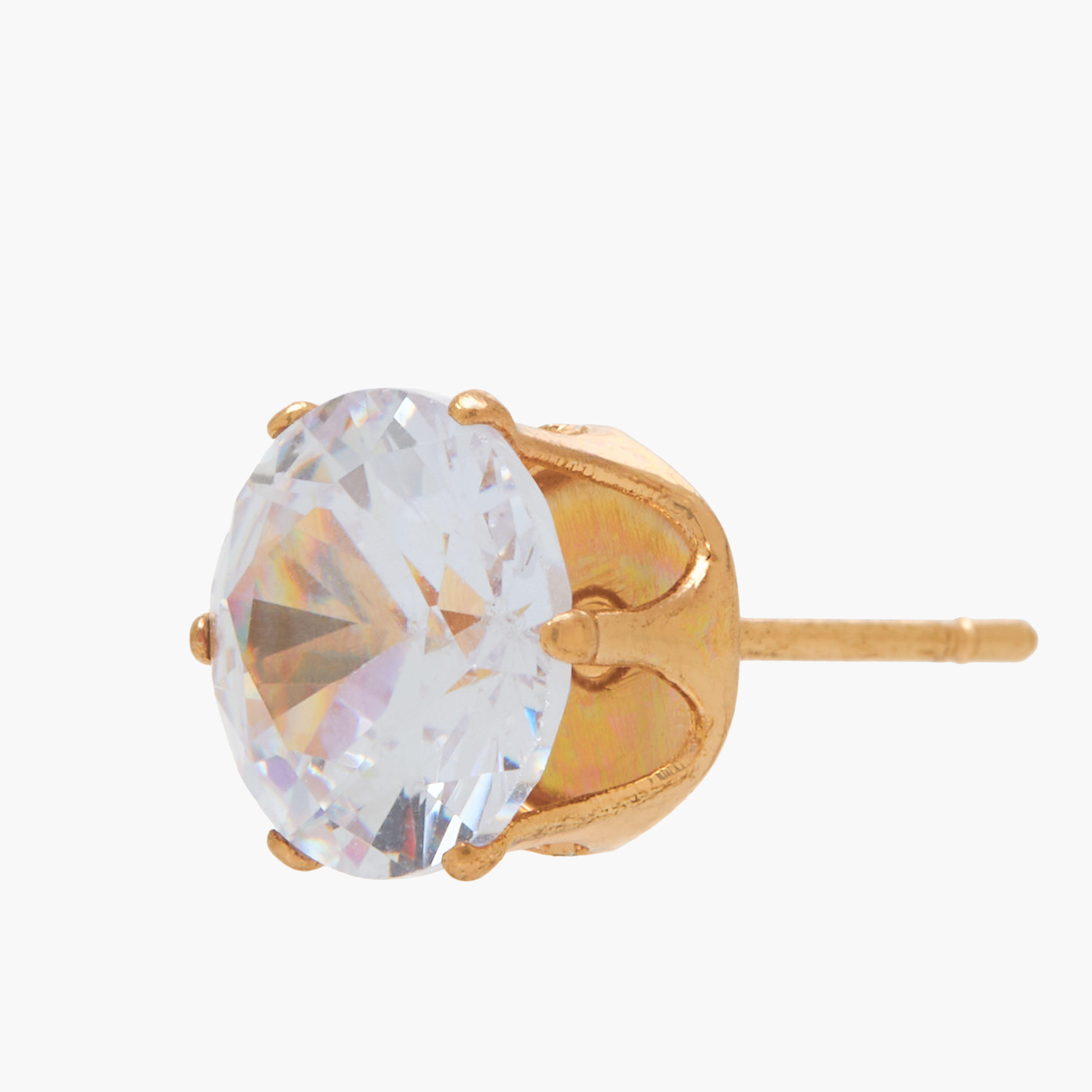 حلقان دبوس ميتاليك مزينة بمكبس إغلاق - عبوة 18 زوج-women-watchesandjewellery-jewellery-earrings-image-4