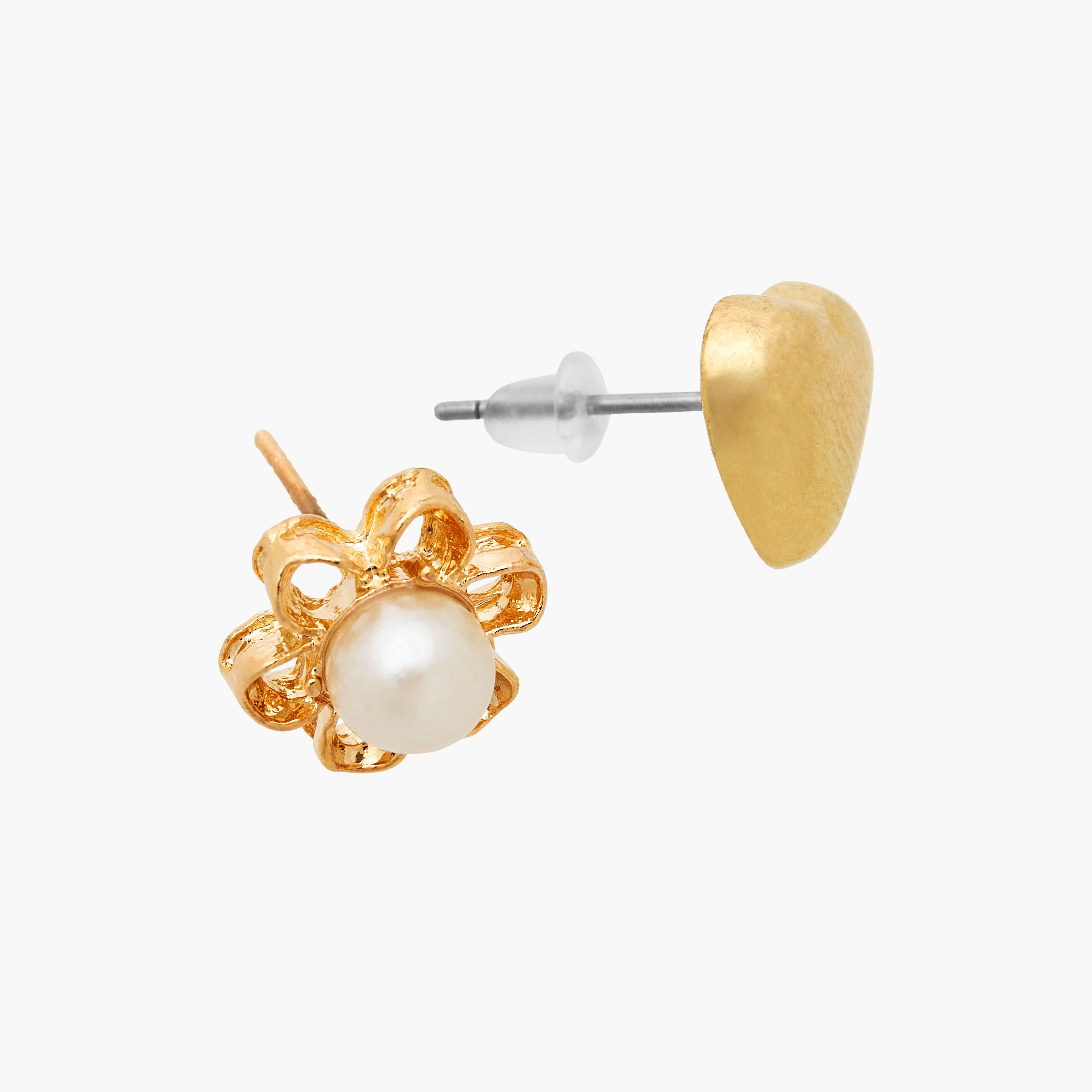 Pack of 6 Gold Tone Assorted Earrings-women-watchesandjewellery-jewellery-earrings-image-4