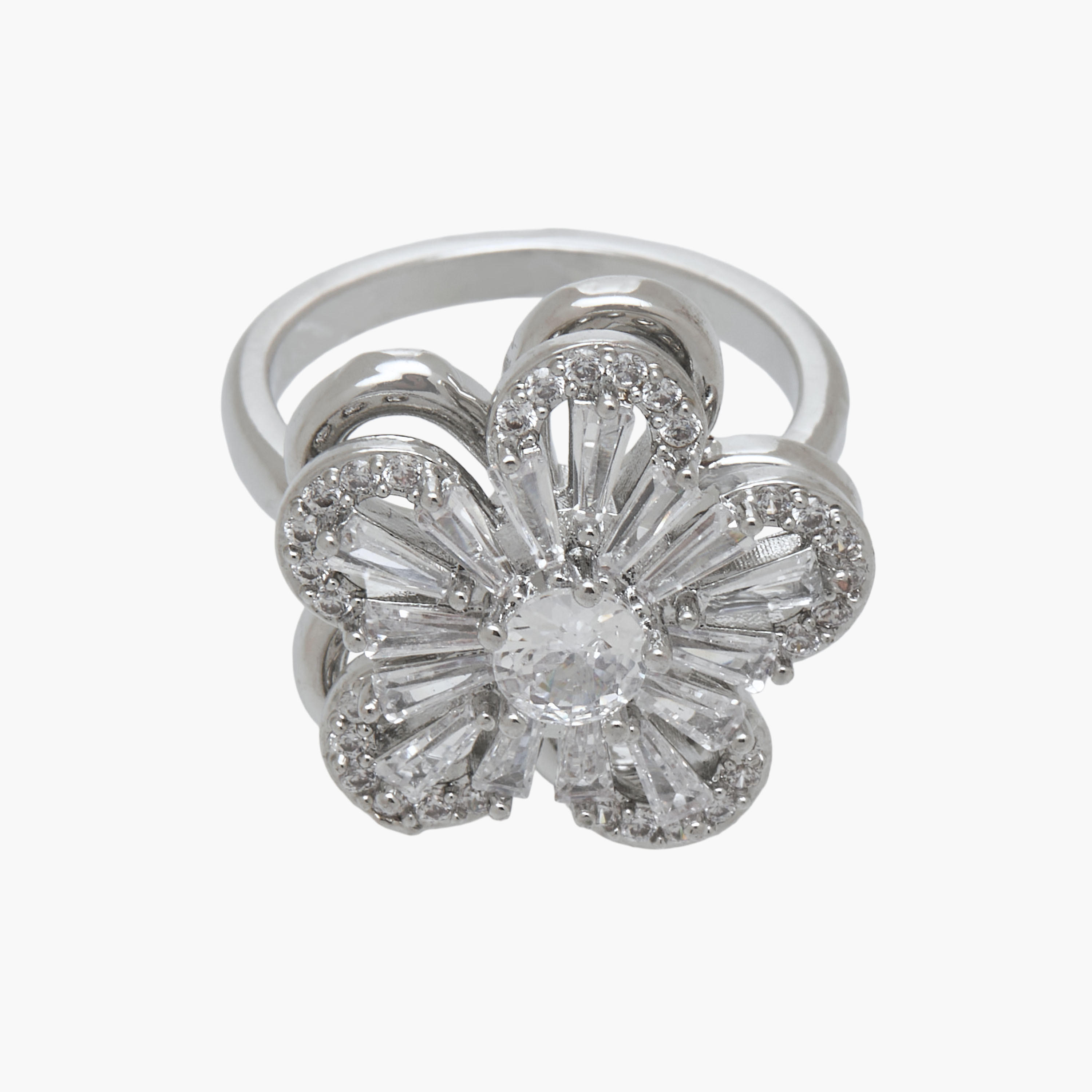 Adjustable Metal Ring with Cubic Zirconia Embellishment-women-watchesandjewellery-jewellery-rings-image-2