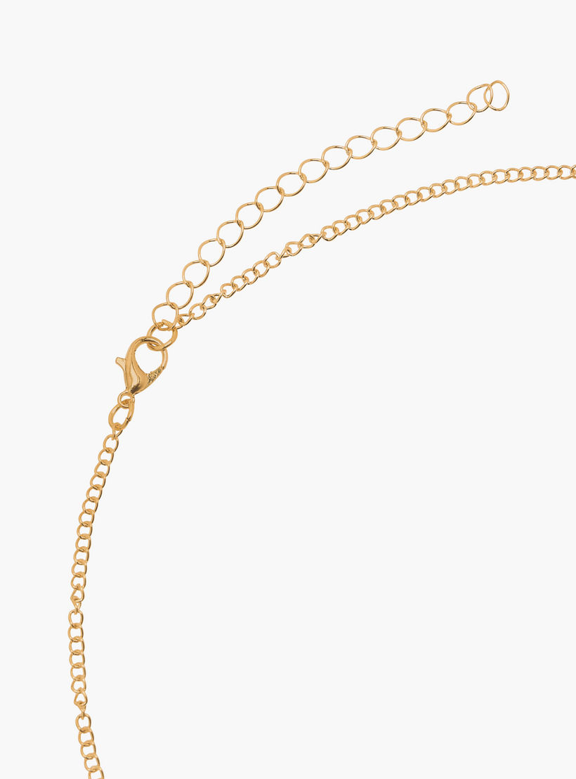 Set of 3 Textured Metal Necklace, Earrings and Ring-women-watchesandjewellery-jewellery-jewellerysets-image-3