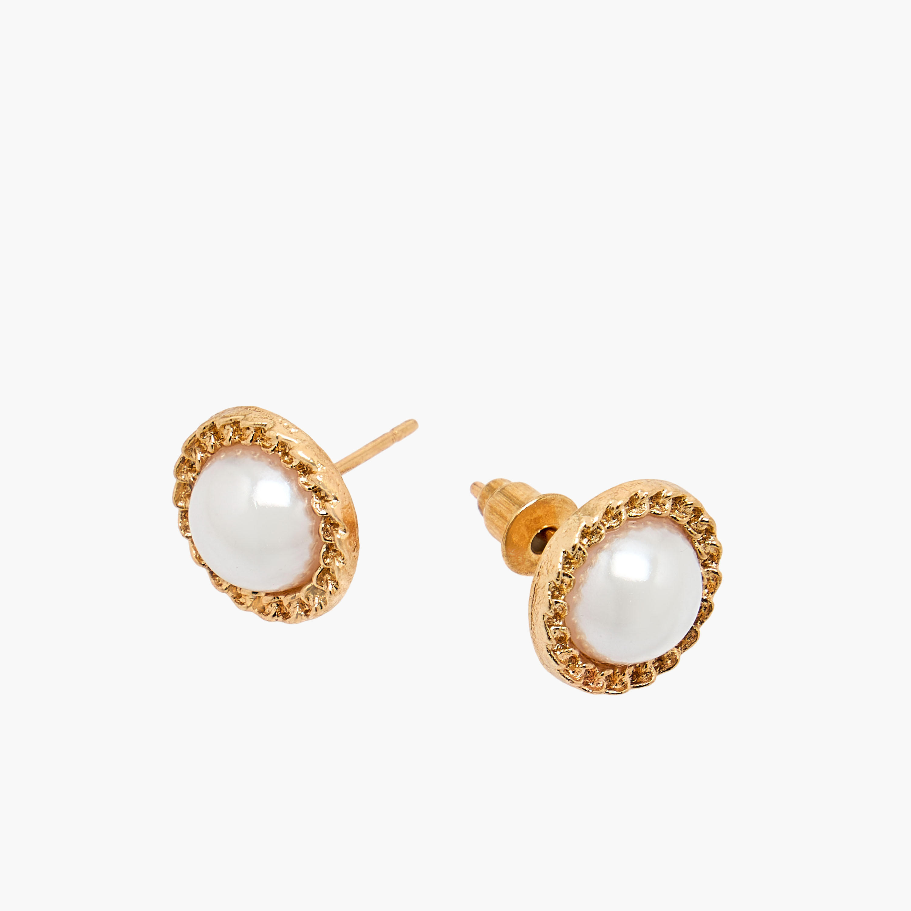 حلقان ميتاليك متنوعة بمكبس إغلاق خلفي - طقم 6 أزواج-women-watchesandjewellery-jewellery-earrings-image-4