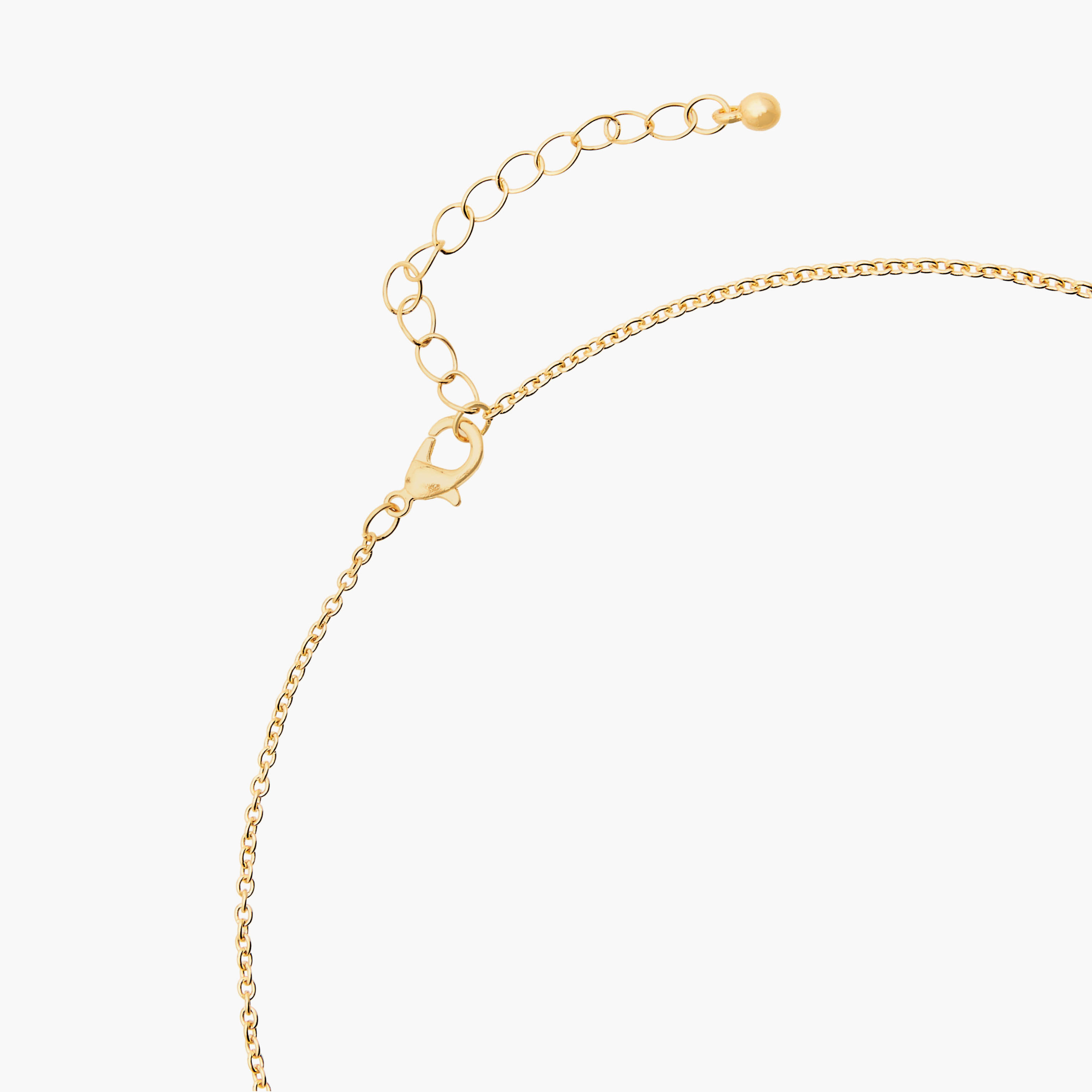 عقد بلون ذهبي بتصميم زهور-women-watchesandjewellery-jewellery-necklacesandpendants-image-4