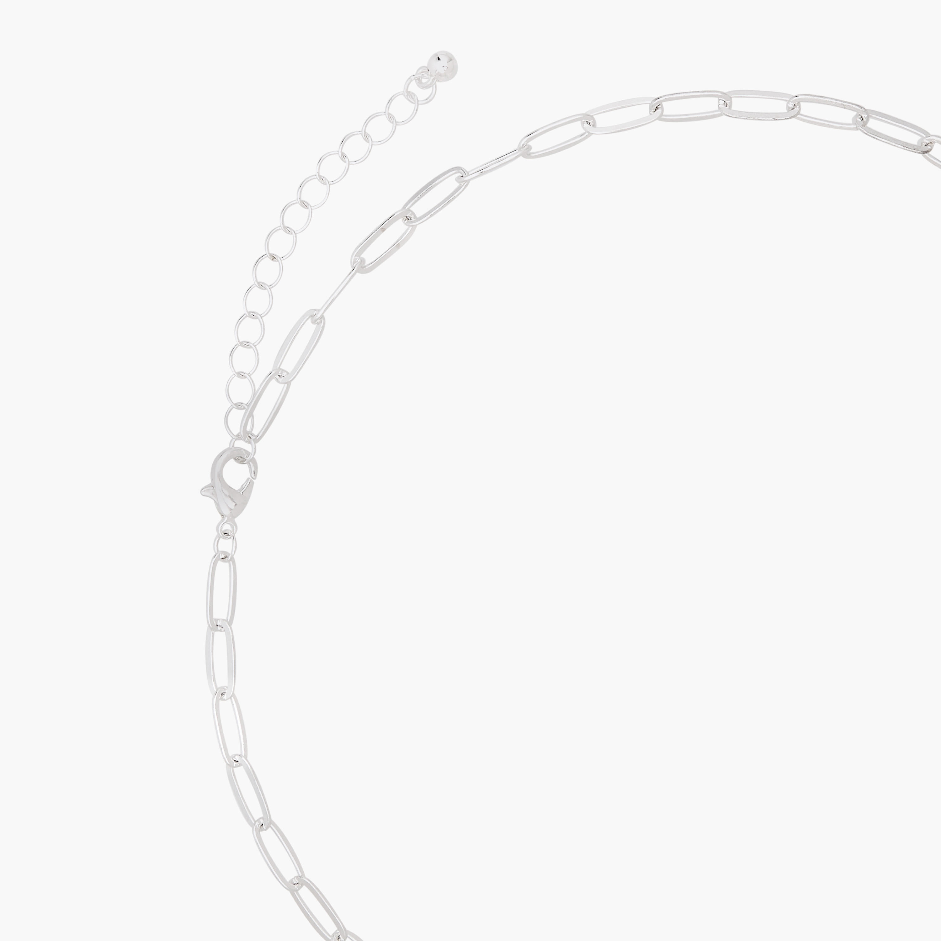 قلادة بلون فضي وزينة تعليقات-women-watchesandjewellery-jewellery-necklacesandpendants-image-3