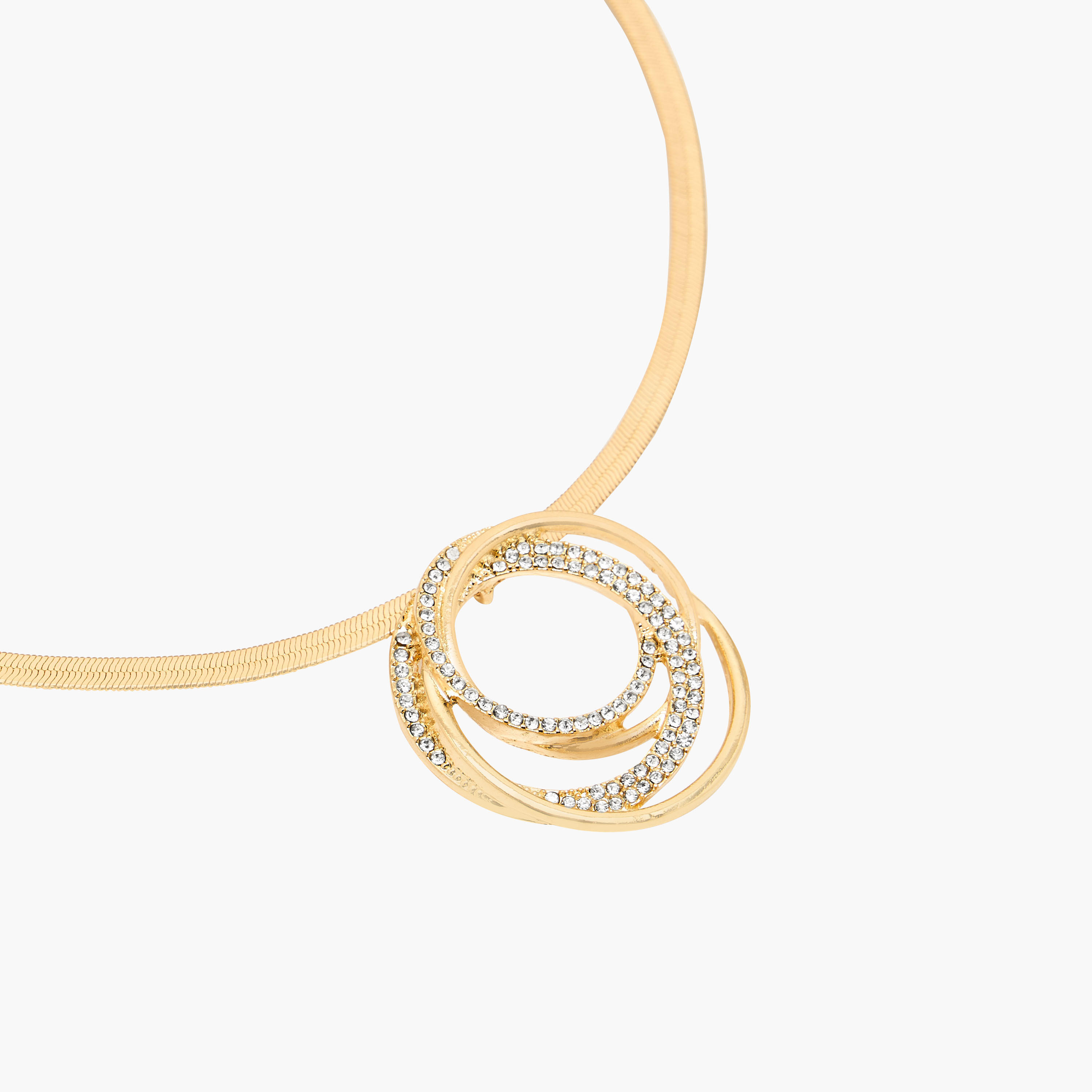 Metal Stone Embellished Pendant Necklace-women-watchesandjewellery-jewellery-necklacesandpendants-image-3